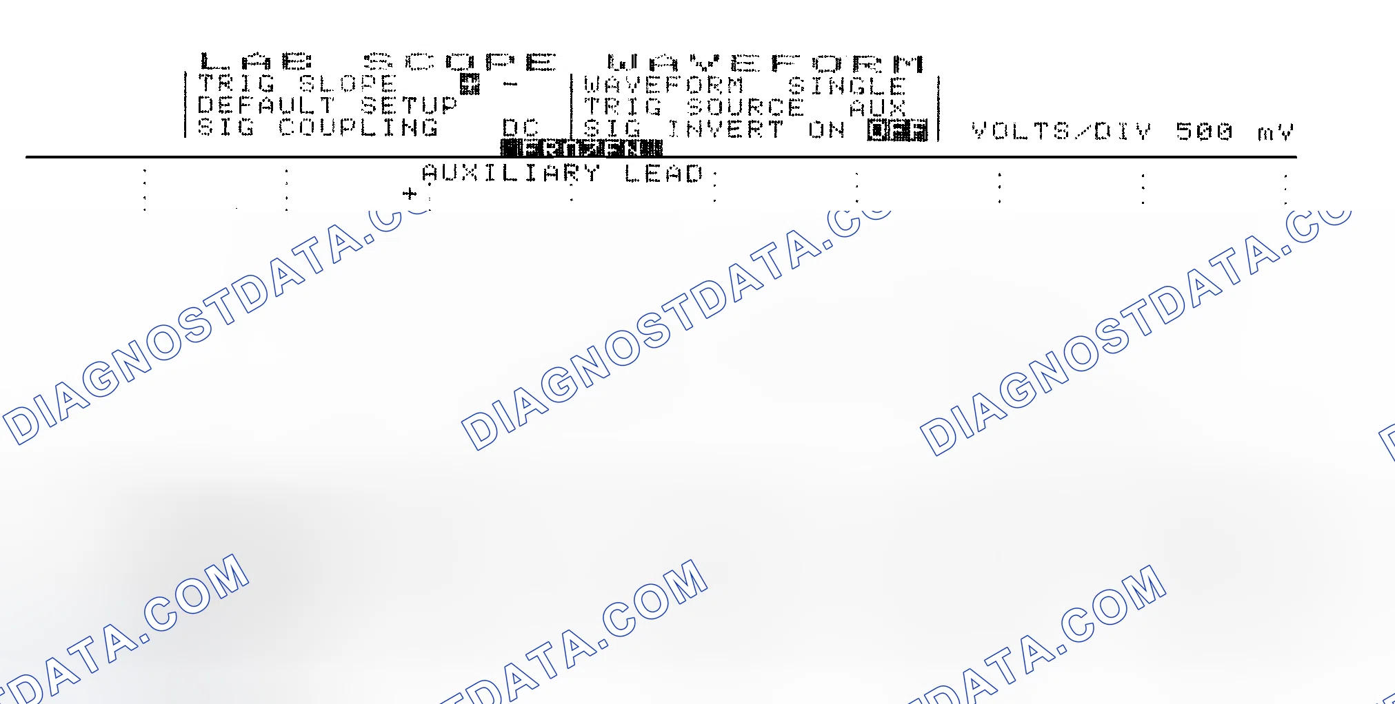 Scheme 14: Single Injector w/Excessive Current Flow - Current Pattern