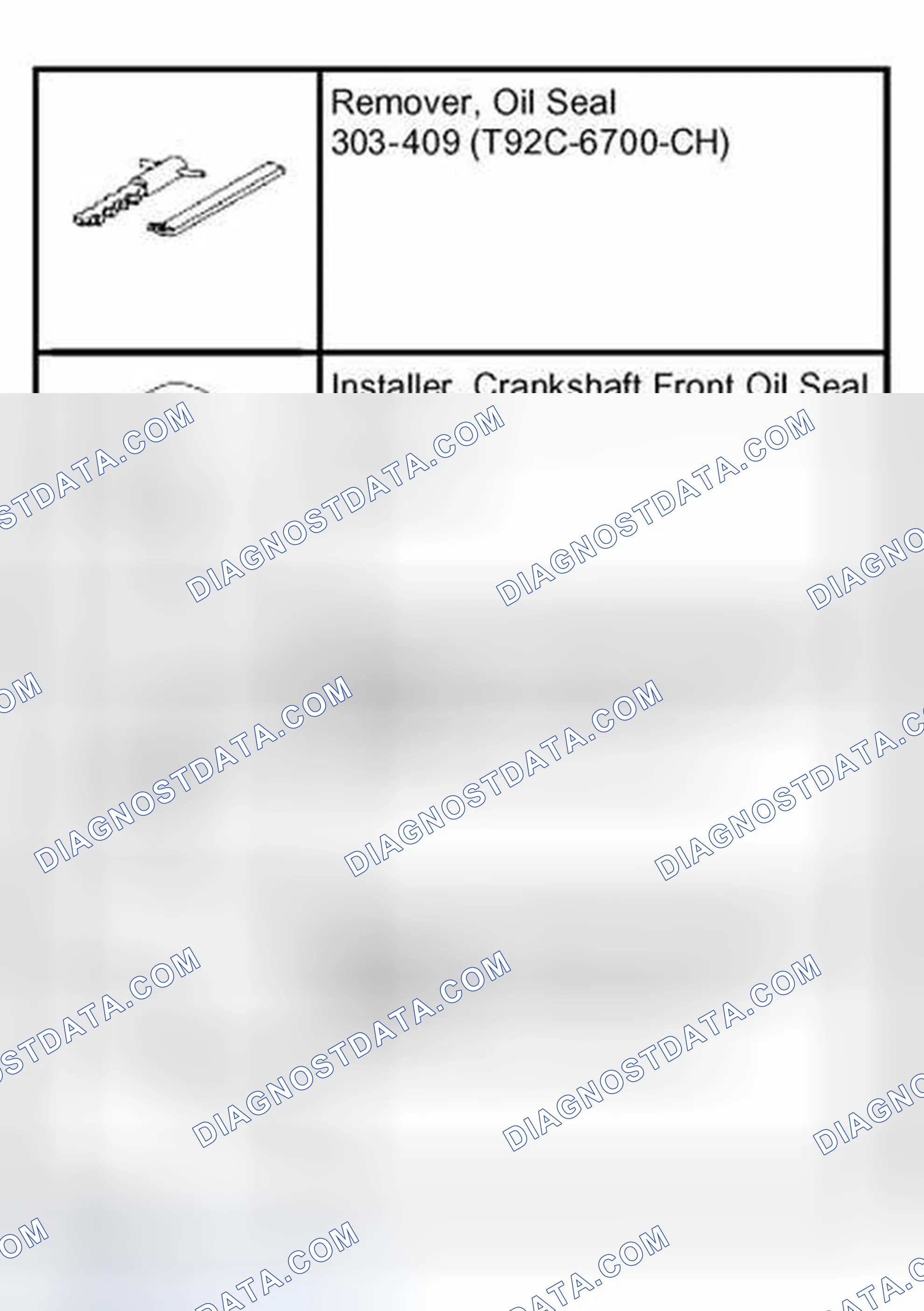 Scheme 475: Special Tool(s)