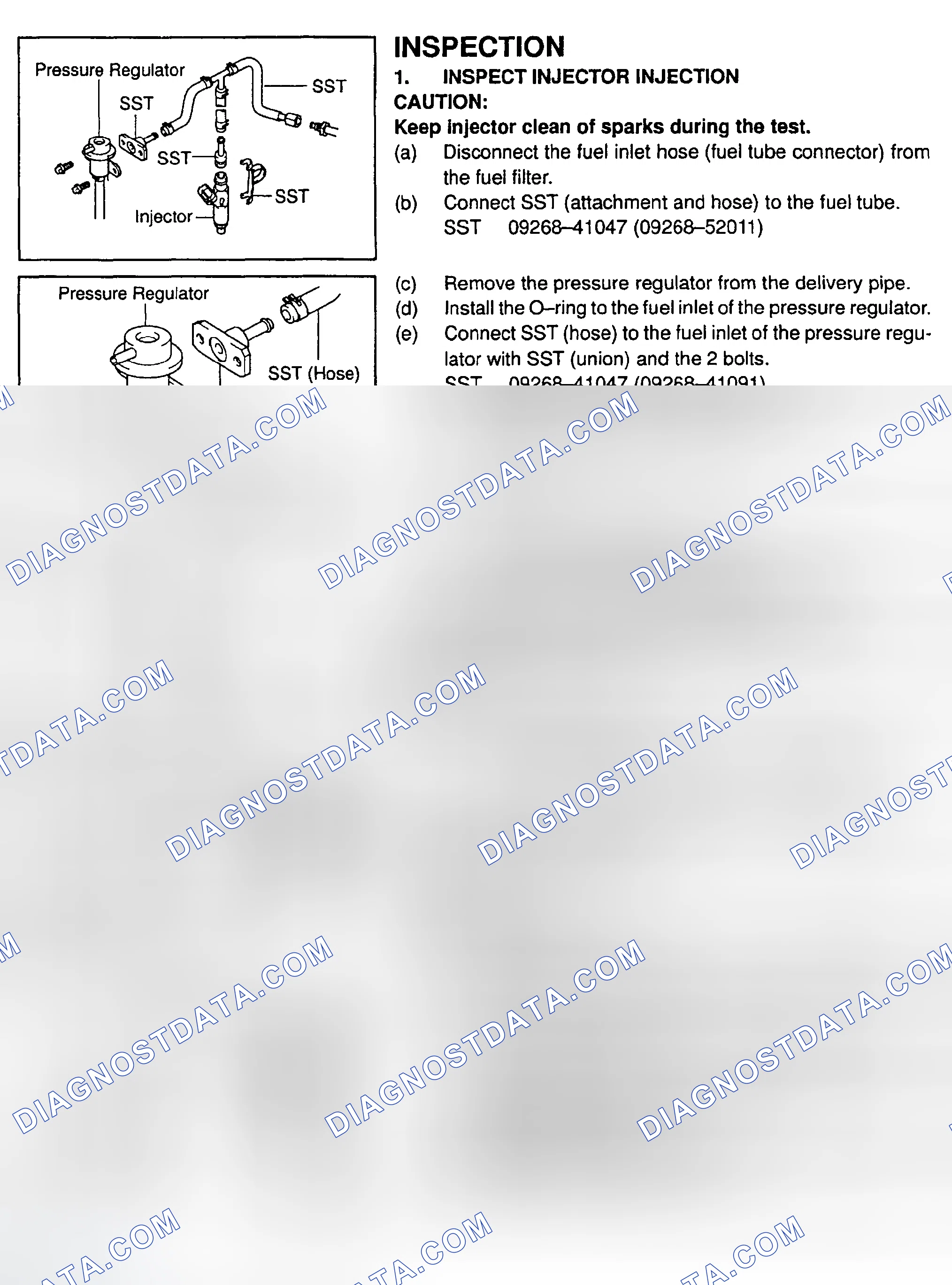 Scheme 662: Fuel Injectors (Sequoia)
