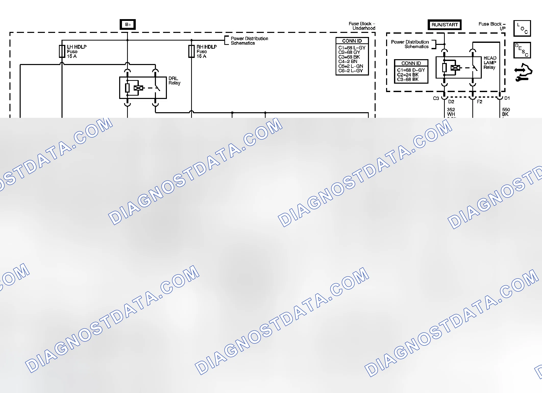 Scheme 1: Headlights/Daytime Running Lights (DRL) Schematics
