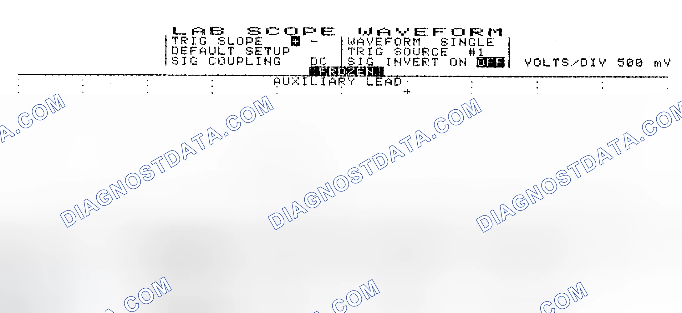 Scheme 10: Single Injector w/Excessive Current Flow - Current Pattern
