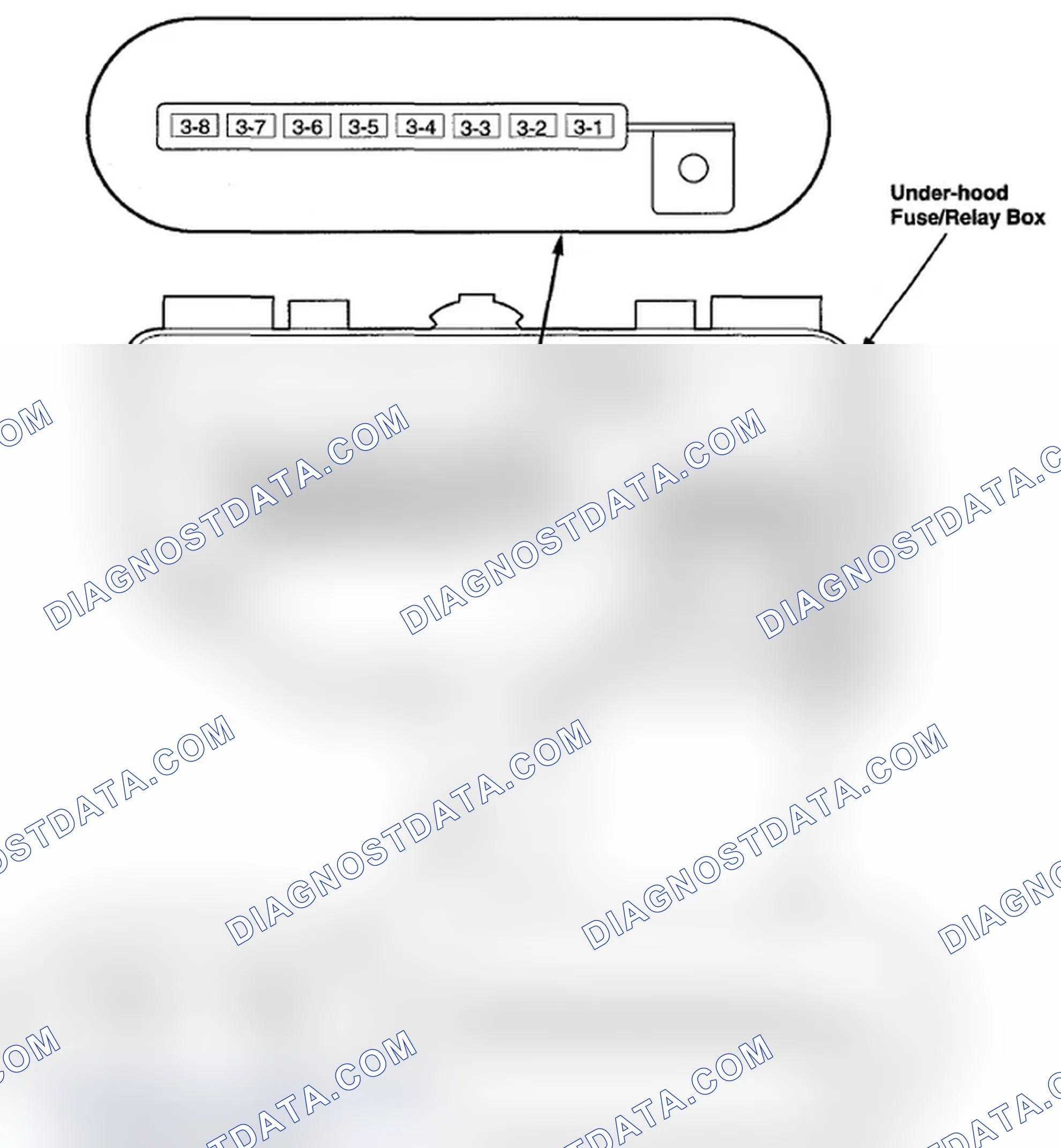 Scheme 366: Under-Hood Fuse/Relay Box (6-13)