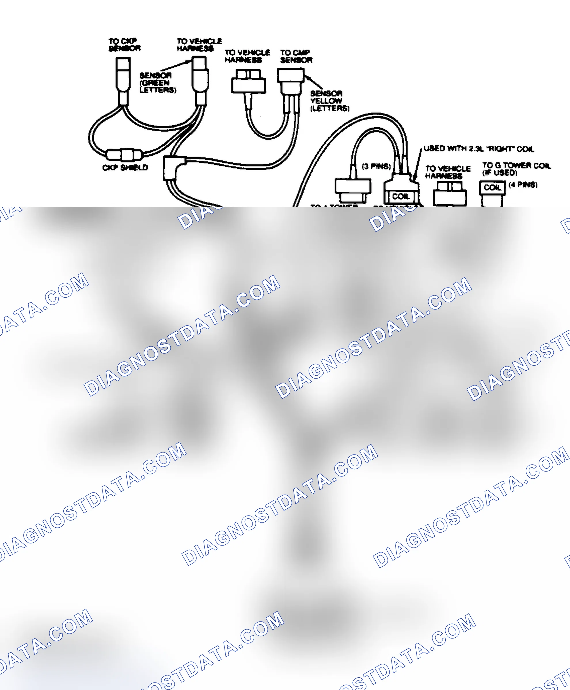 Scheme 182: EI Diagnostic Cable (3.0L SHO, 3.2L & 3.8L SC)