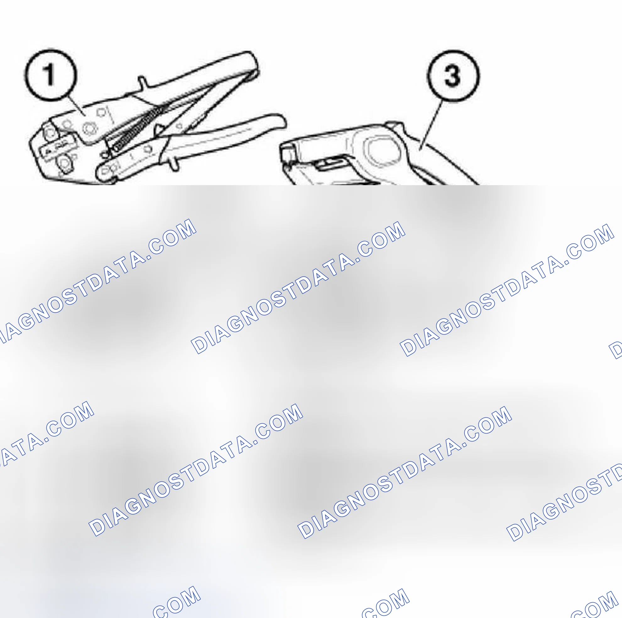Scheme 200: 61 9 040 Set of tools for repair kit IV