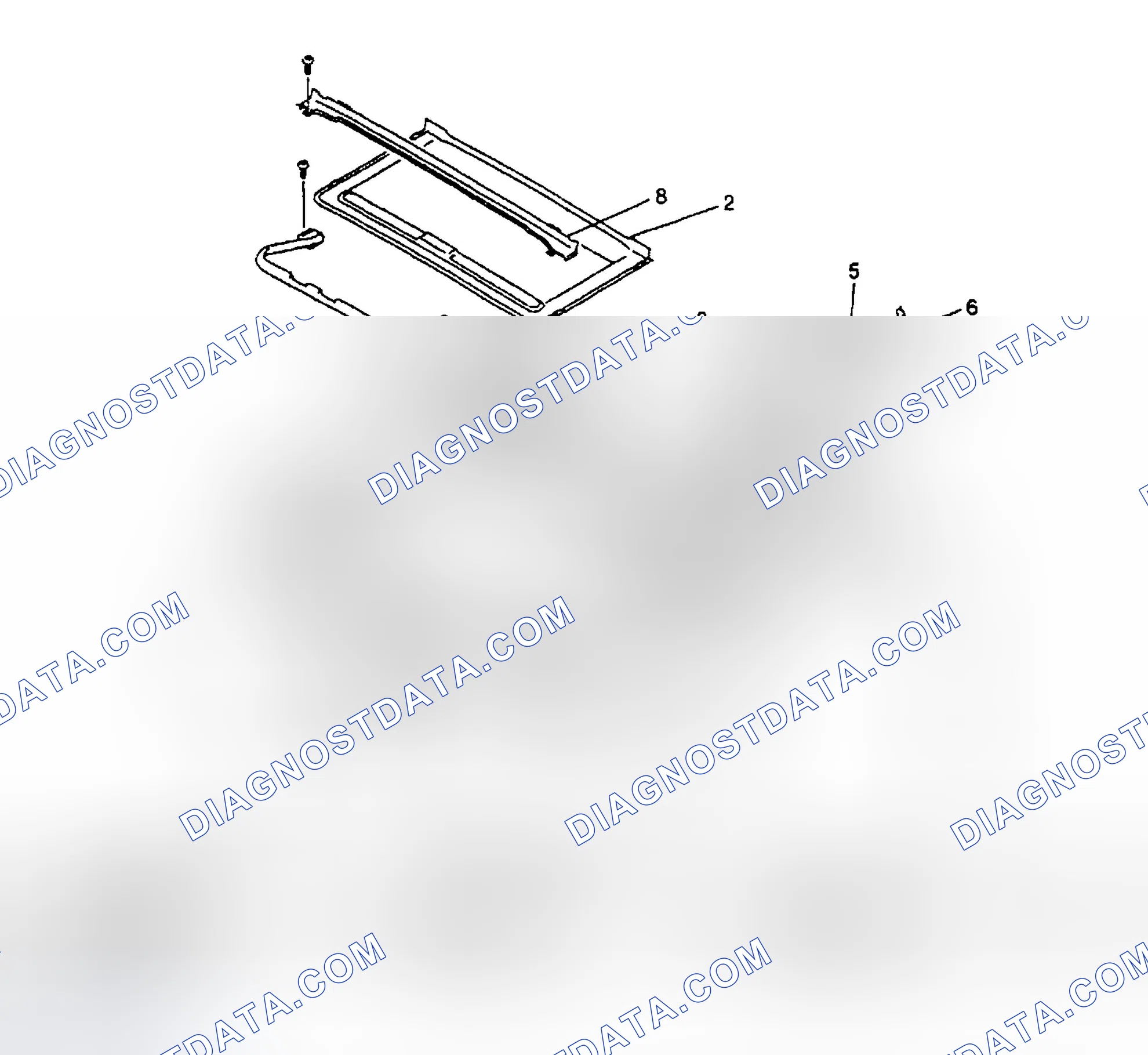 Scheme 19: SLIDING ROOF ASSEMBLY COMPONENTS