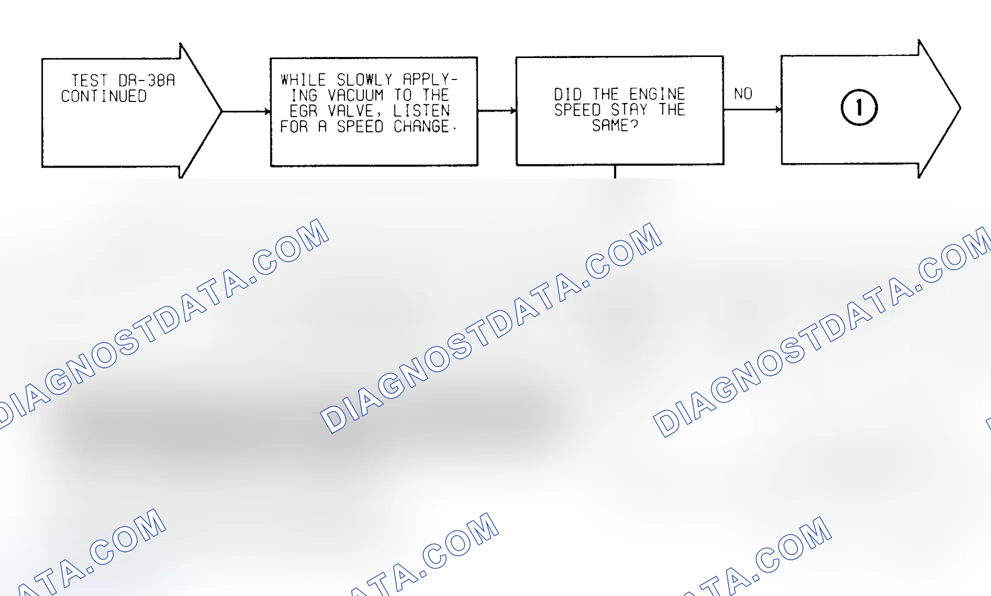 Scheme 447: Test DR-38A (4 of 4) EGR Valve Operation Check