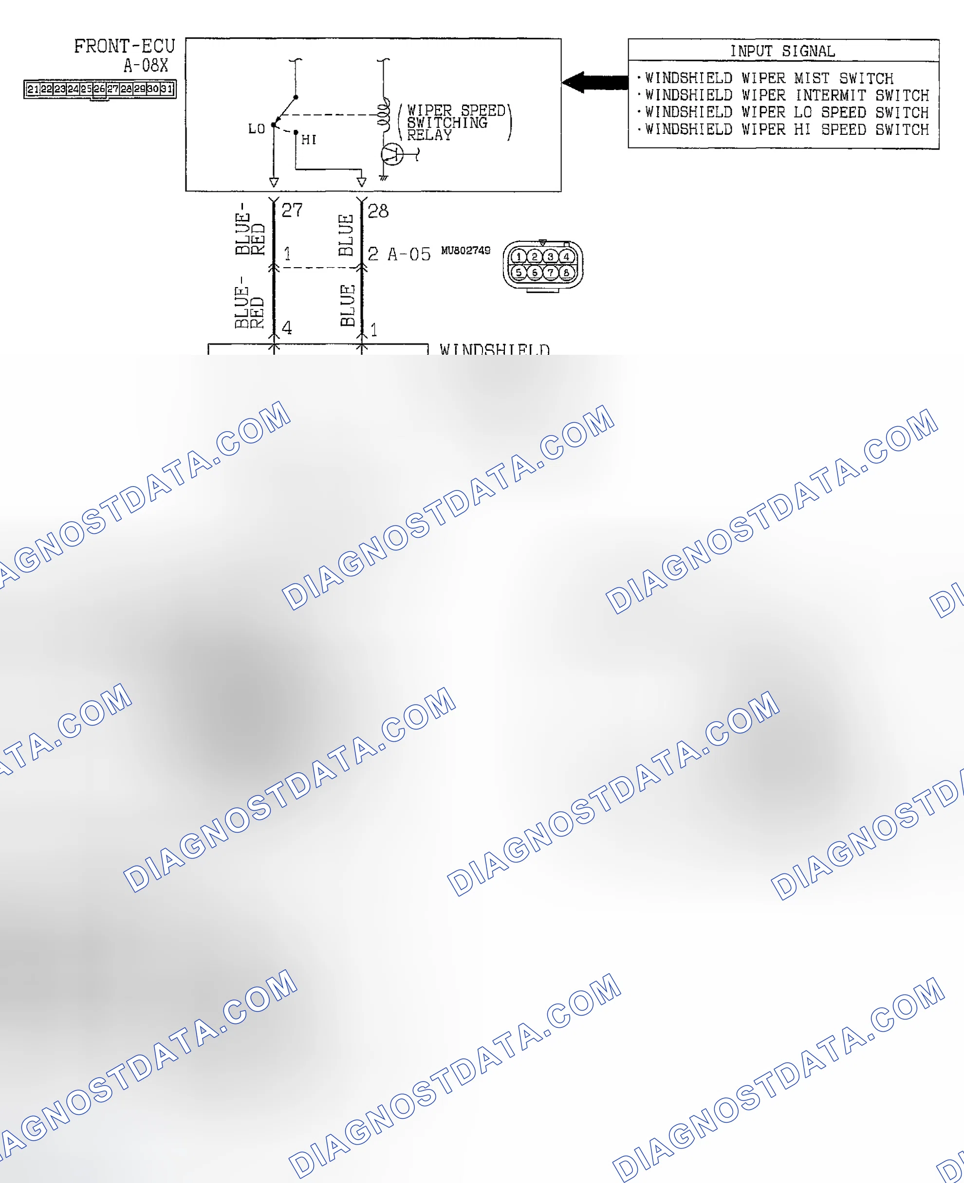 Scheme 16: CIRCUIT DIAGRAM & CONNECTOR IDENTIFICATION