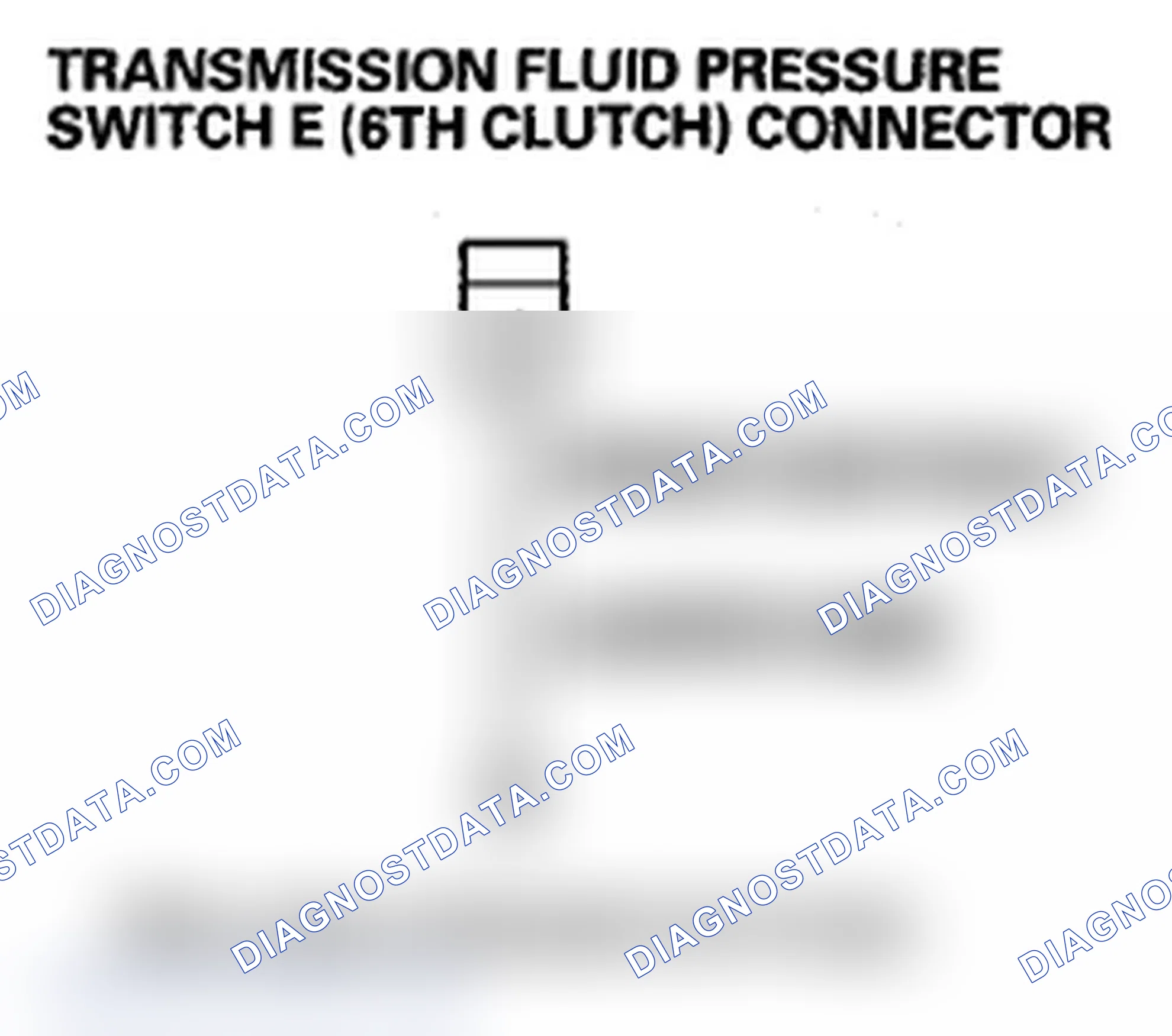 Scheme 122: DTC P0990: Open in Transmission Fluid Pressure Switch E (6th Clutch) Circuit, or Transmission Fluid