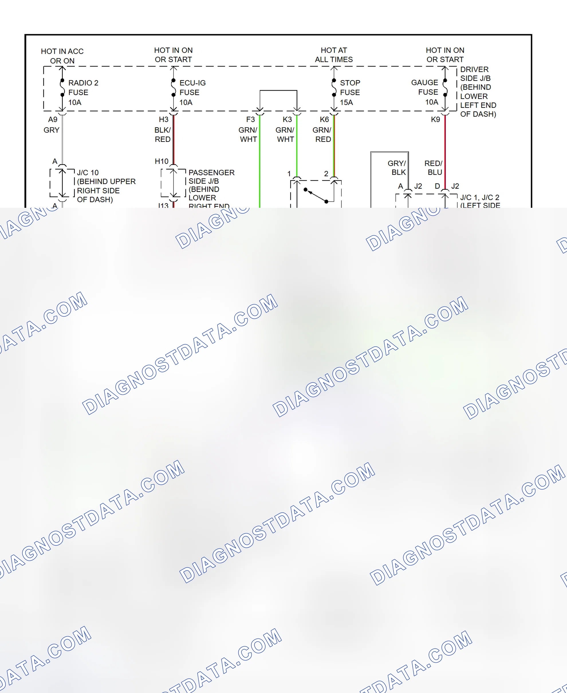 Scheme 312: Shift Interlock System Wiring Diagram (2002 - Lexus IS300)