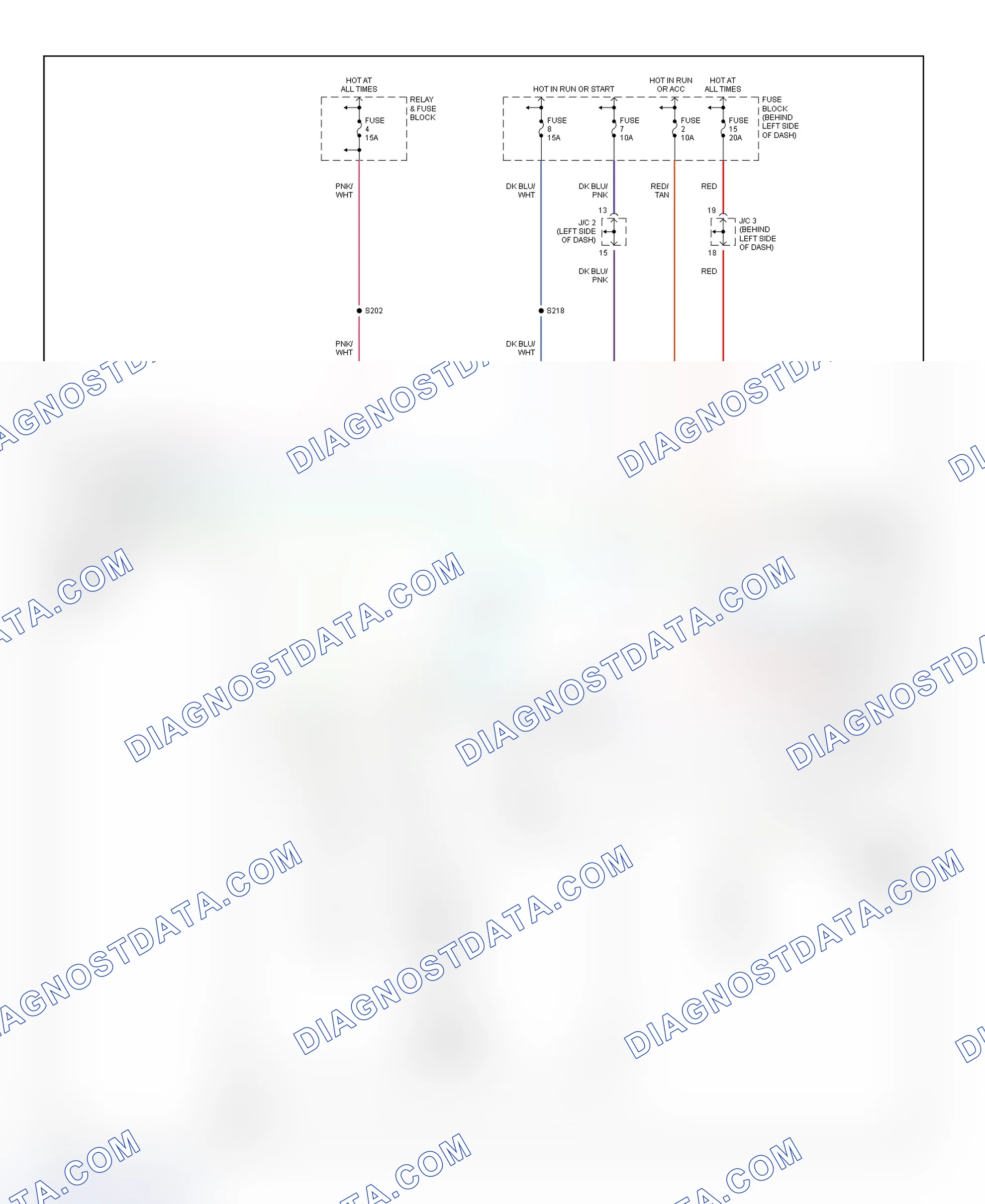 Fig. 11: Warning Systems Wiring Diagram (Ram Van & Ram Wagon)