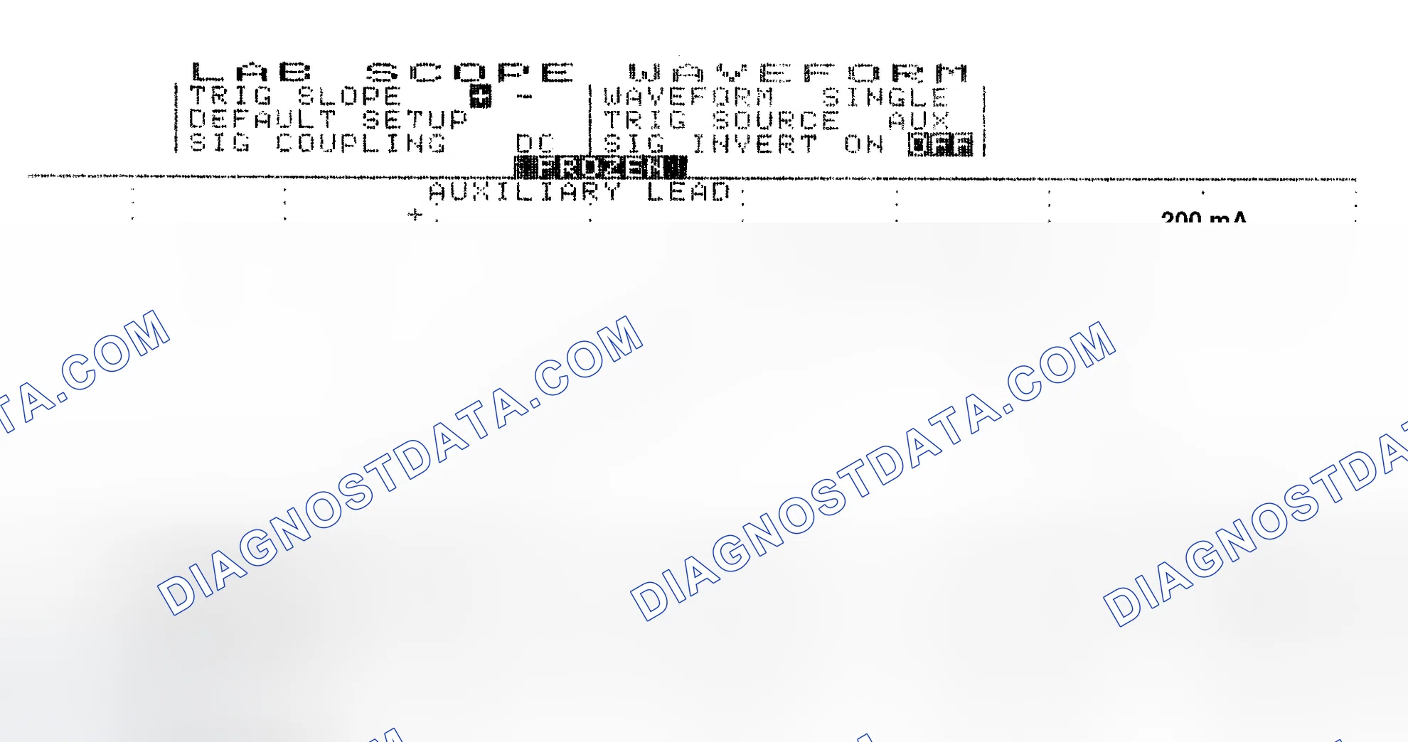 Scheme 13: Single Injector w/Normal Current Flow - Current Pattern