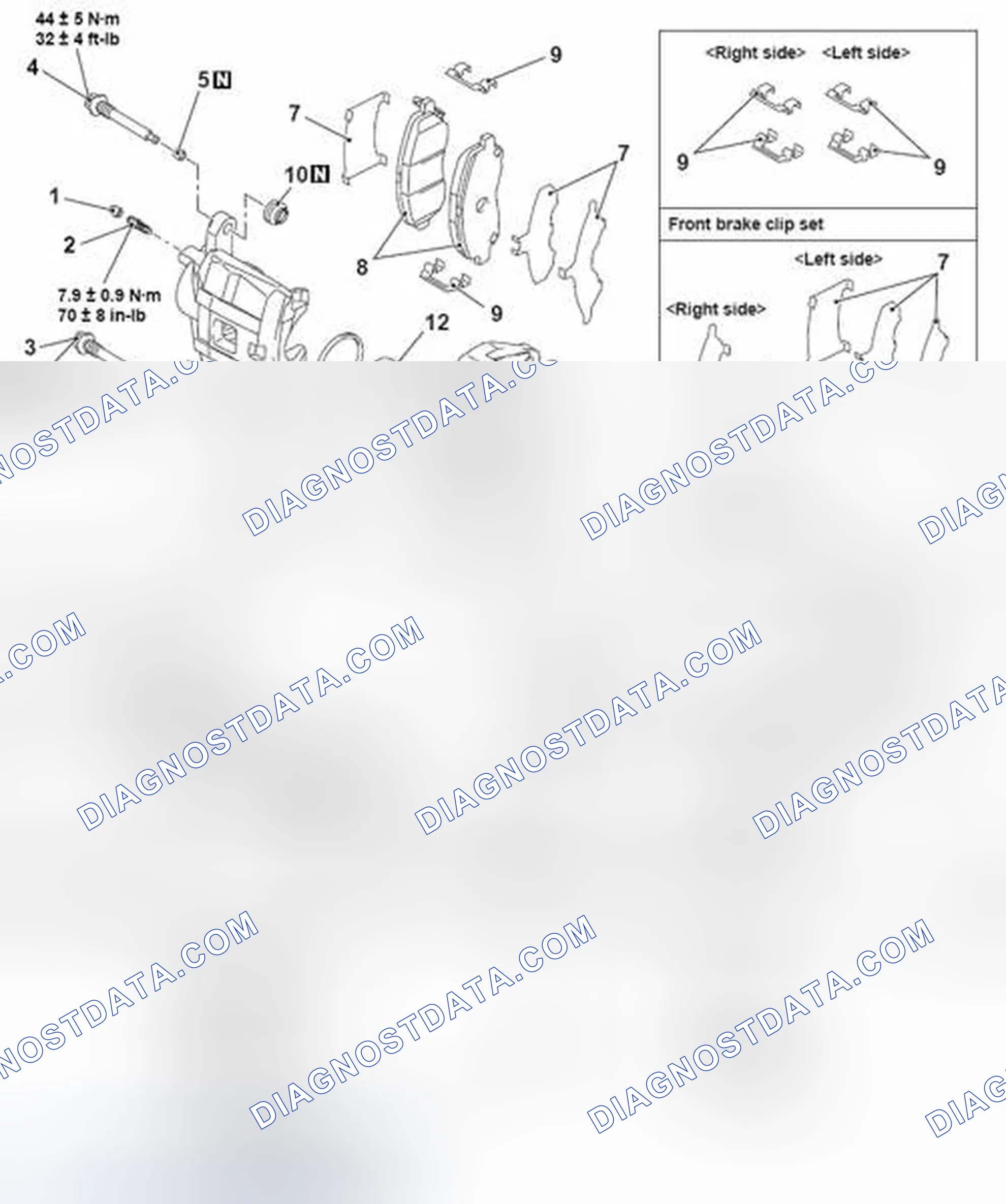 Scheme 26: DISASSEMBLY AND ASSEMBLY - 16-INCH FRONT DISC BRAKE (EXCEPT RALLIART)