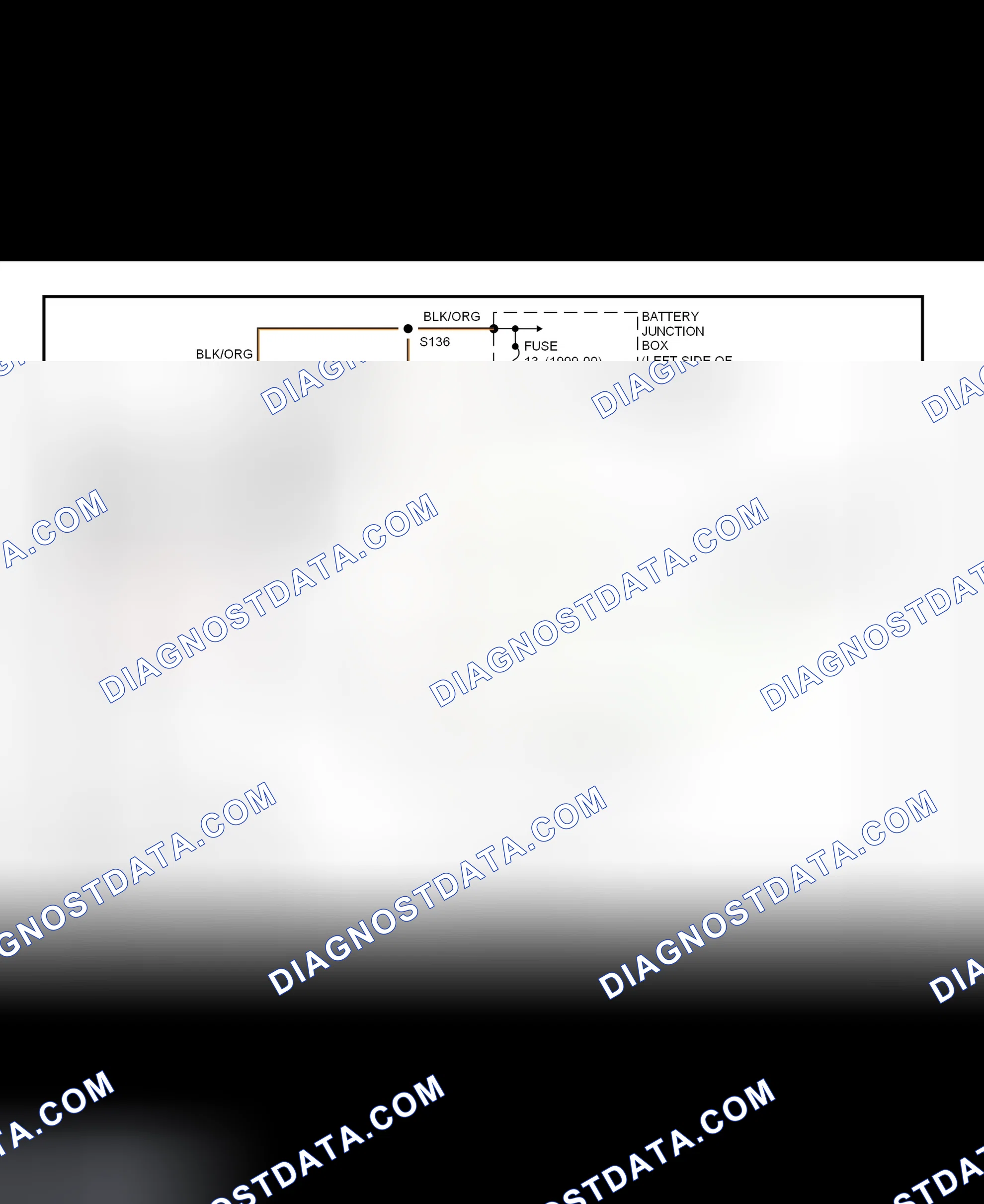 Scheme 5: Charging System Wiring Diagram (Town Car)