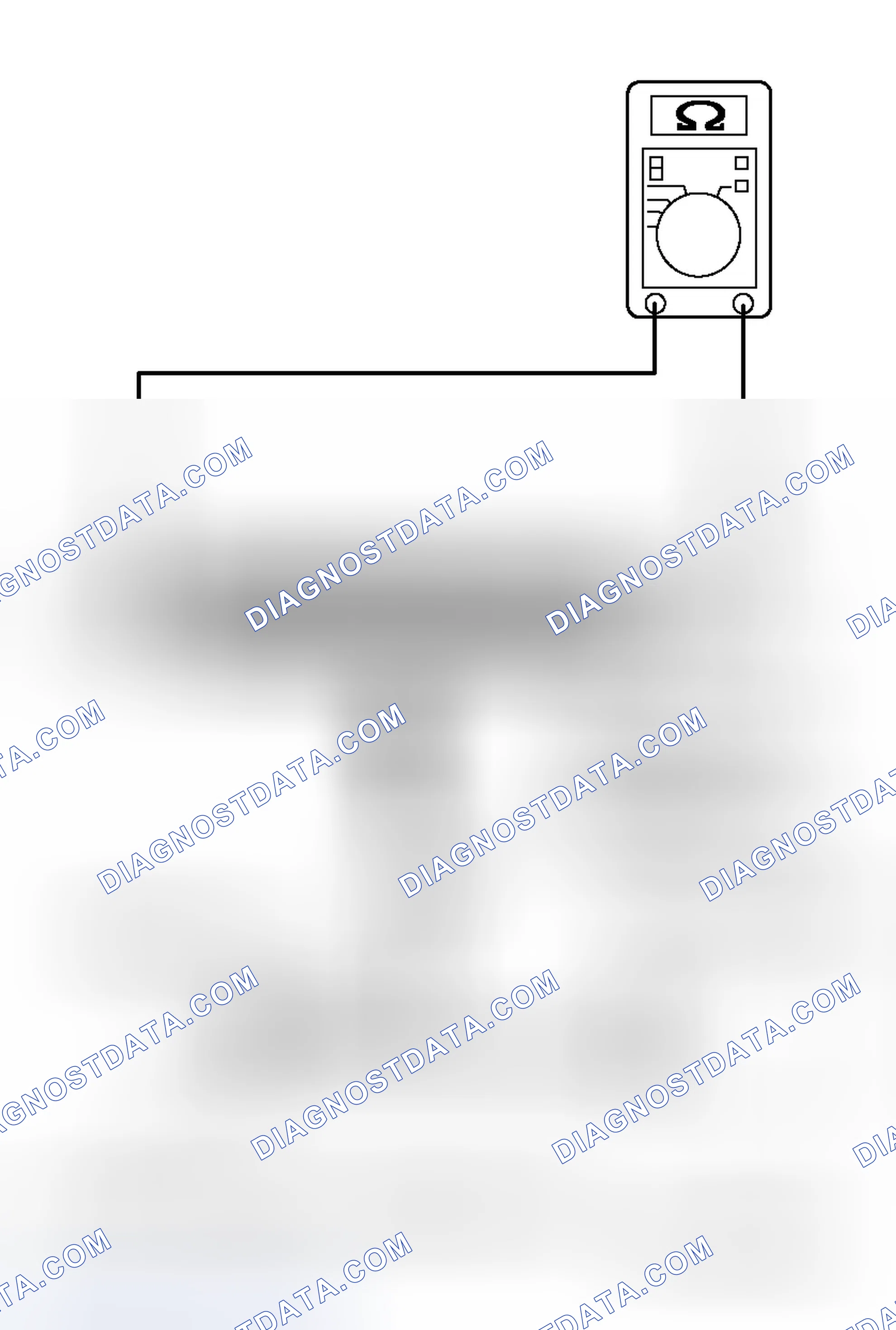 Scheme 77: RESISTANCE AND CONTINUITY BETWEEN HARNESS-SIDE CONNECTOR TERMINALS