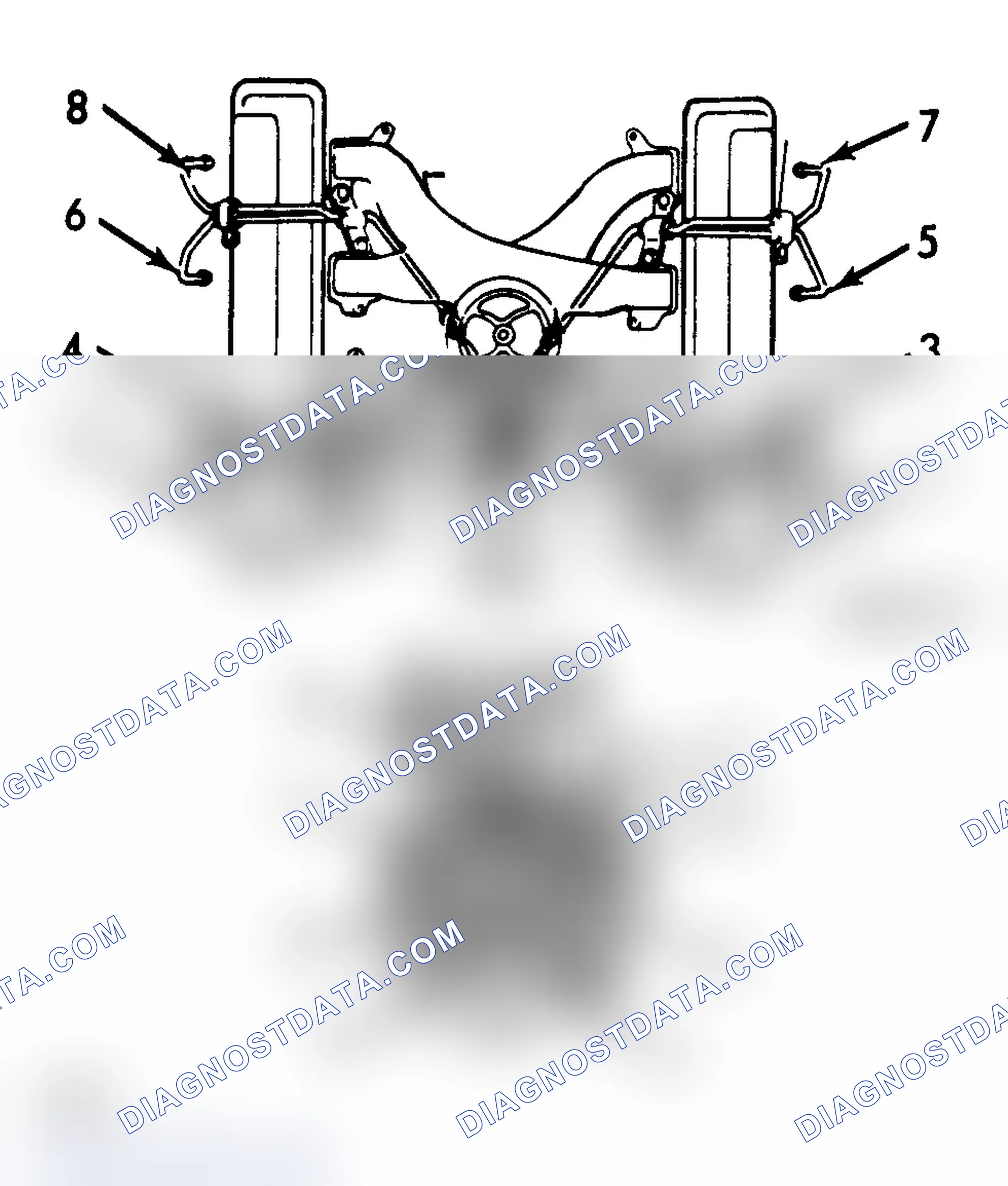 Scheme 67: Injection Pump Fuel Line Routing