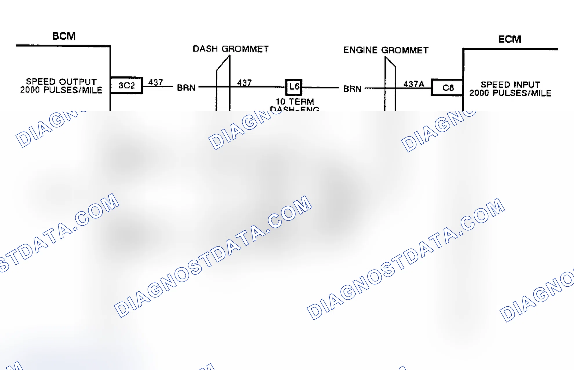 Scheme 235: Schematic, Code EO24, Speed Sensor Circuit Problem
