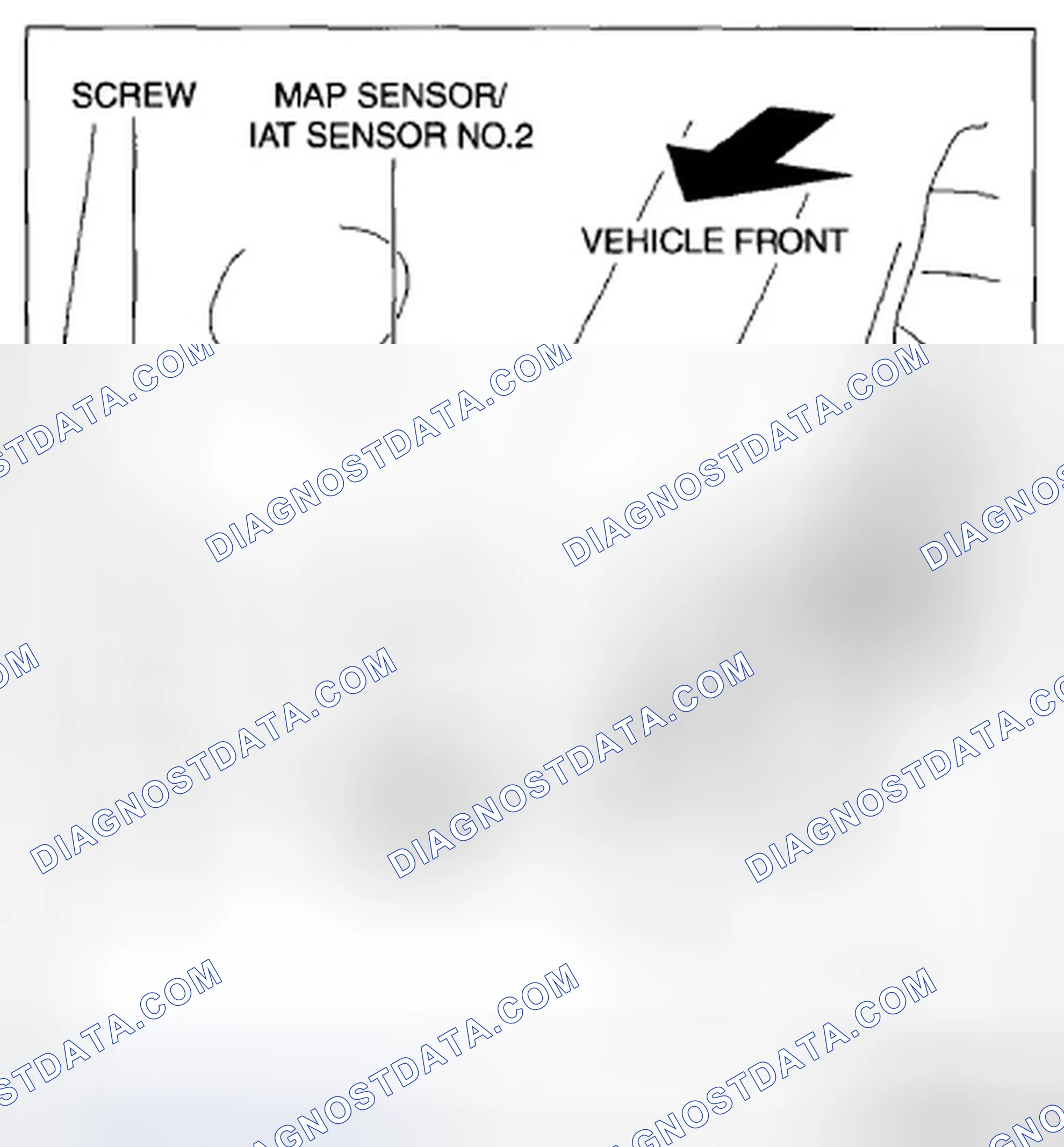 Scheme 44: MANIFOLD ABSOLUTE PRESSURE (MAP) SENSOR/INTAKE AIR TEMPERATURE (IAT) SENSOR NO.2 REMOVAL/INSTALLATIO