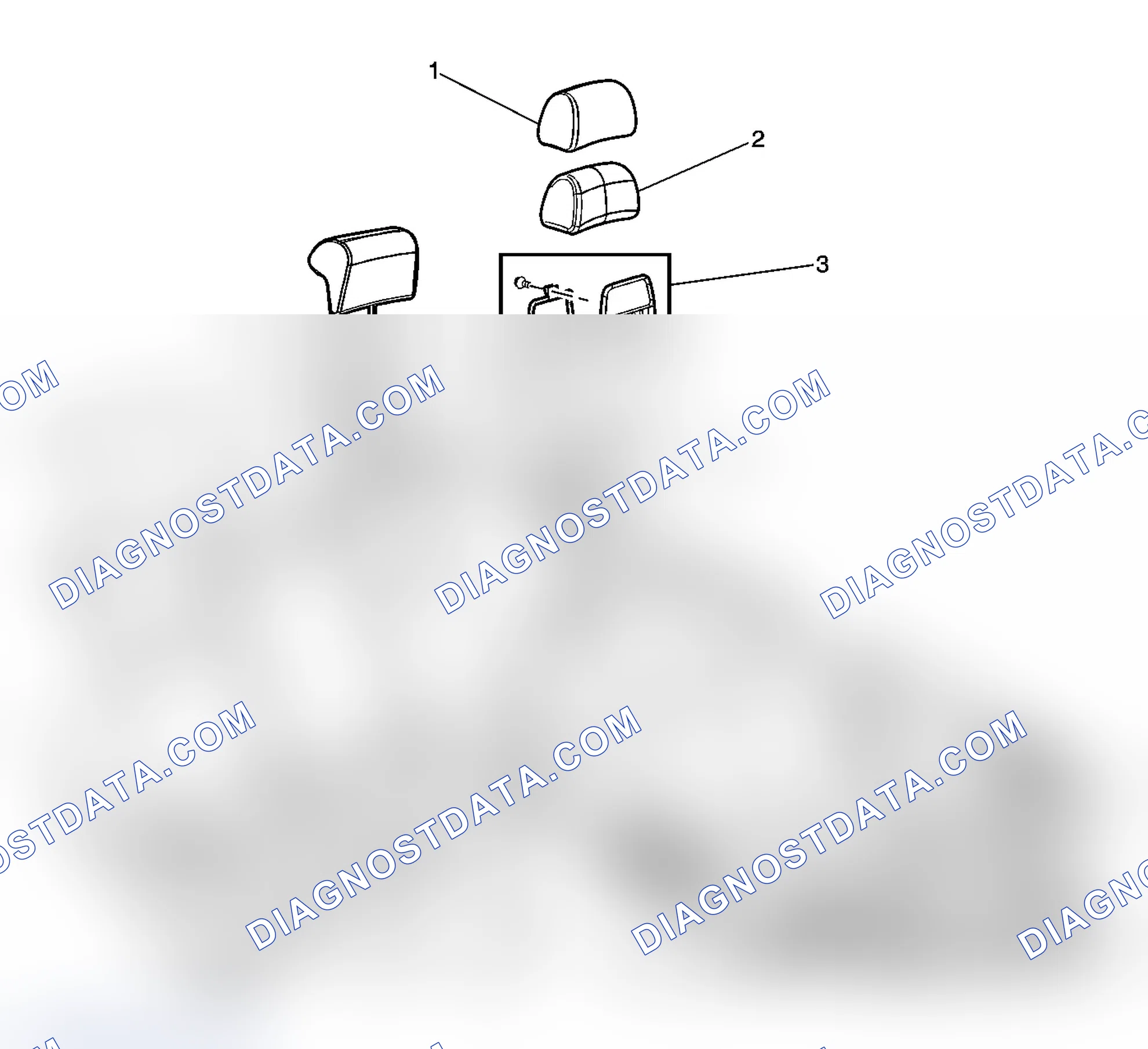 Scheme 20: Trim Cover, Pad, Support, Guide Replacement - Seat Head Restraint