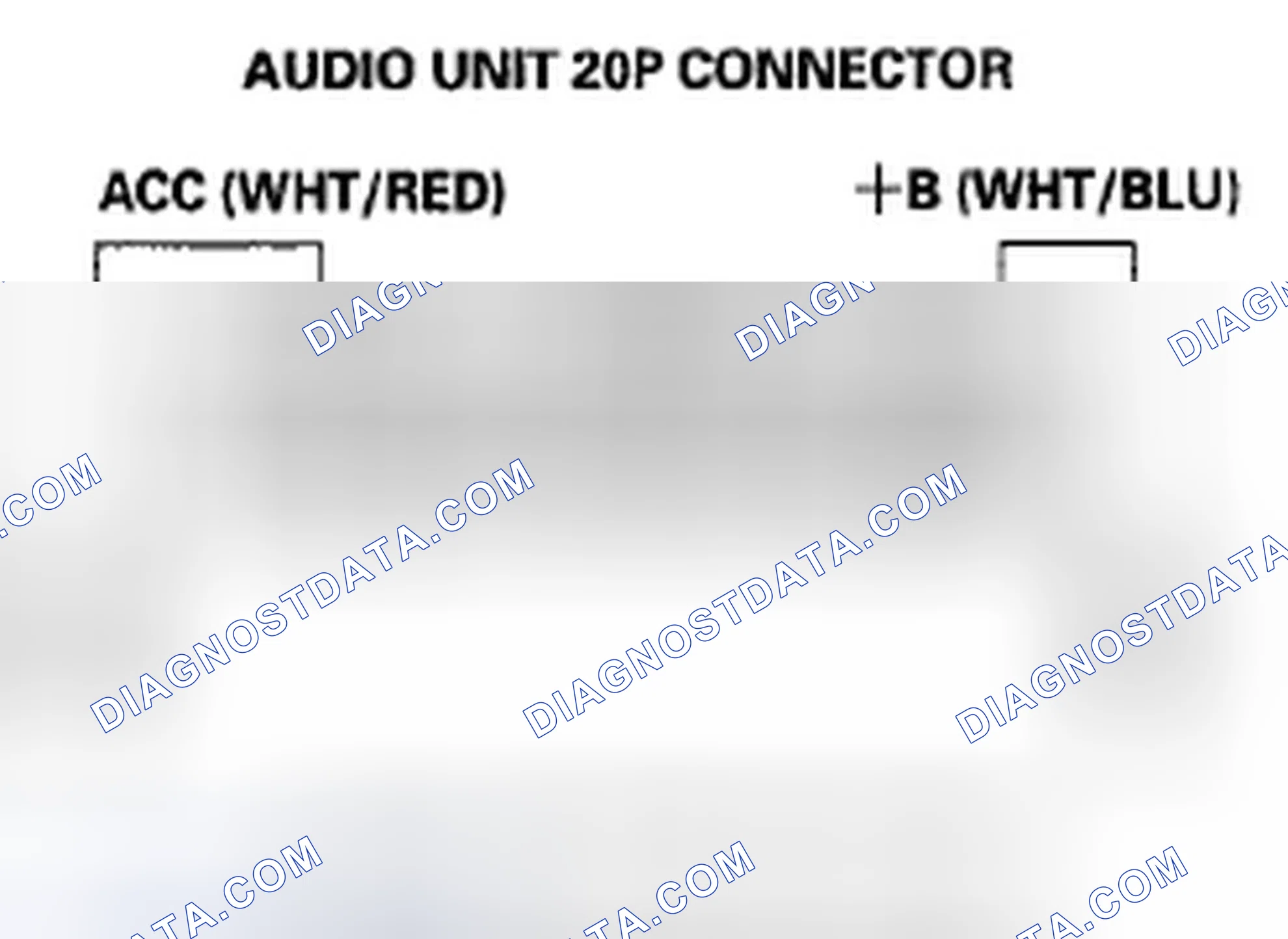 Scheme 21: Audio unit power switch will not turn on (No information display and no sound)
