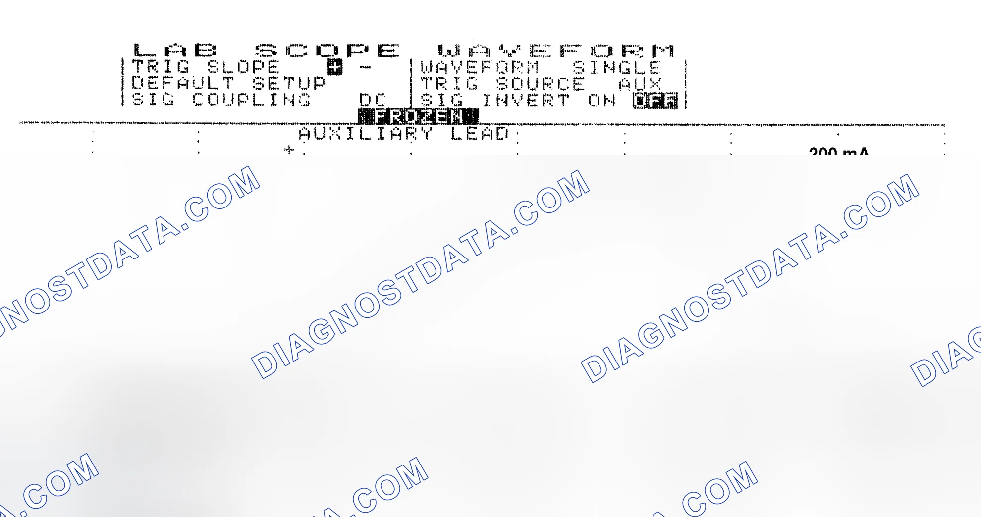 Scheme 13: Single Injector w/Normal Current Flow - Current Pattern