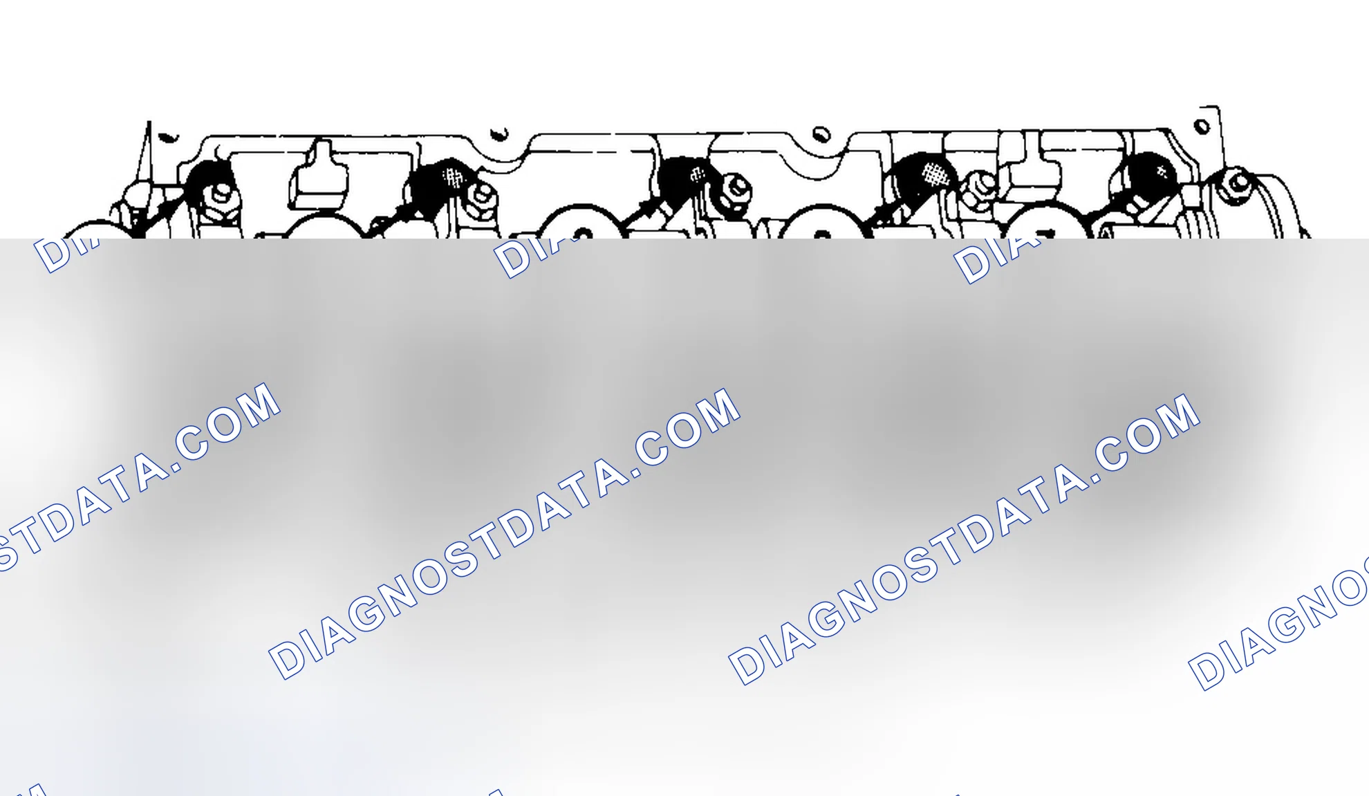 Scheme 7: Typical Cylinder Head Tightening or Loosening Sequence