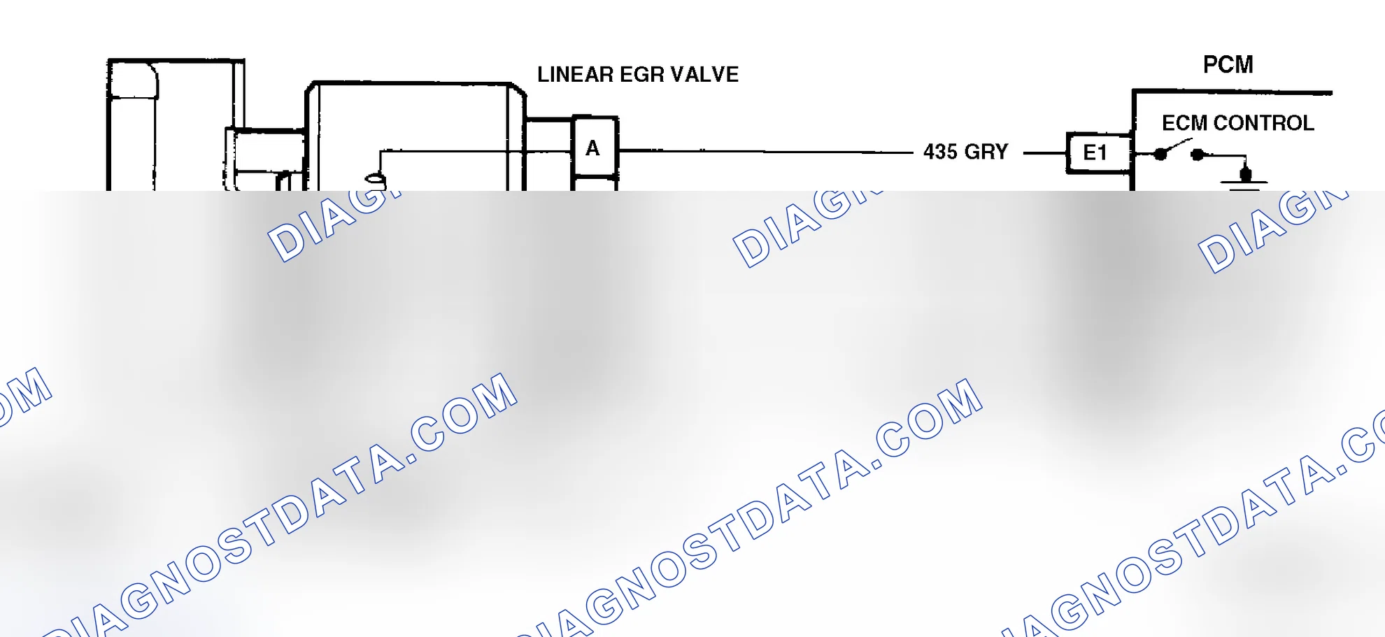 Scheme 37: Code 32 Schematic ("P" Series 4.3L) EGR Ckt. Error Using Manifold Vac., 2-Terminal Sol. & Back Press. EGR
