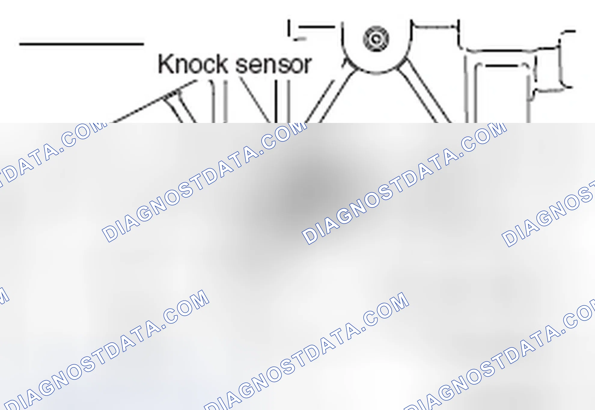 Scheme 21: >>A<< KNOCK SENSOR INSTALLATION