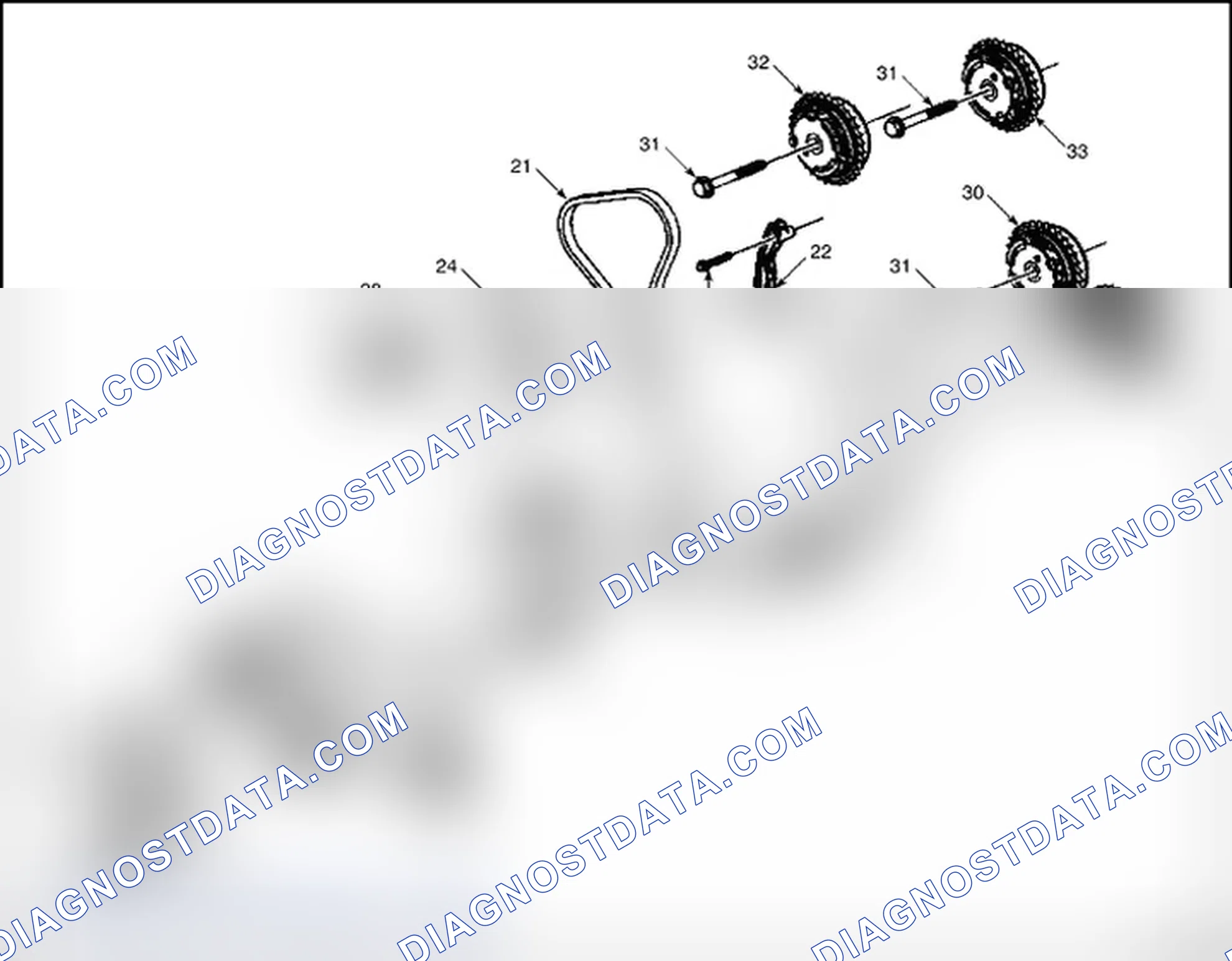 Timing Chain Components Illustration