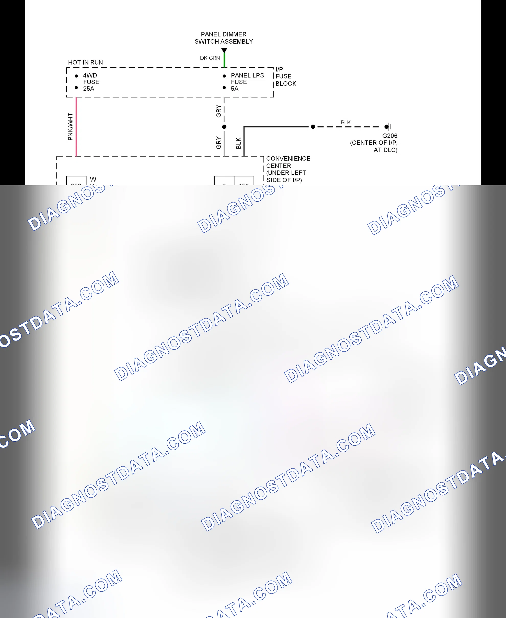 Scheme 8: Transfer Case Circuit (1993 H/D 4-Speed A/T)