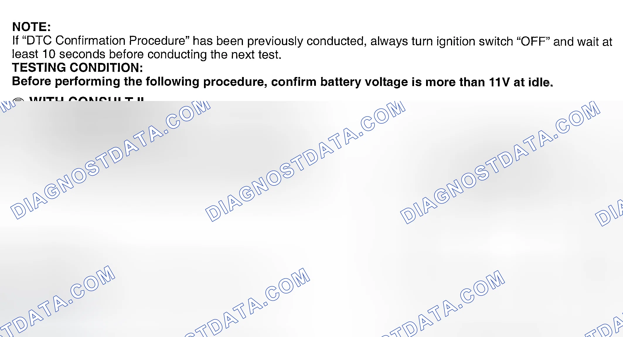 Scheme 425: DTC Confirmation Procedure