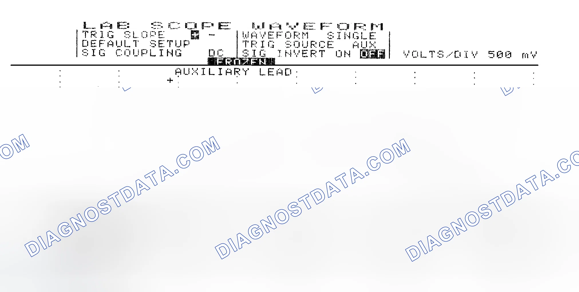 Scheme 14: Single Injector w/Excessive Current Flow - Current Pattern