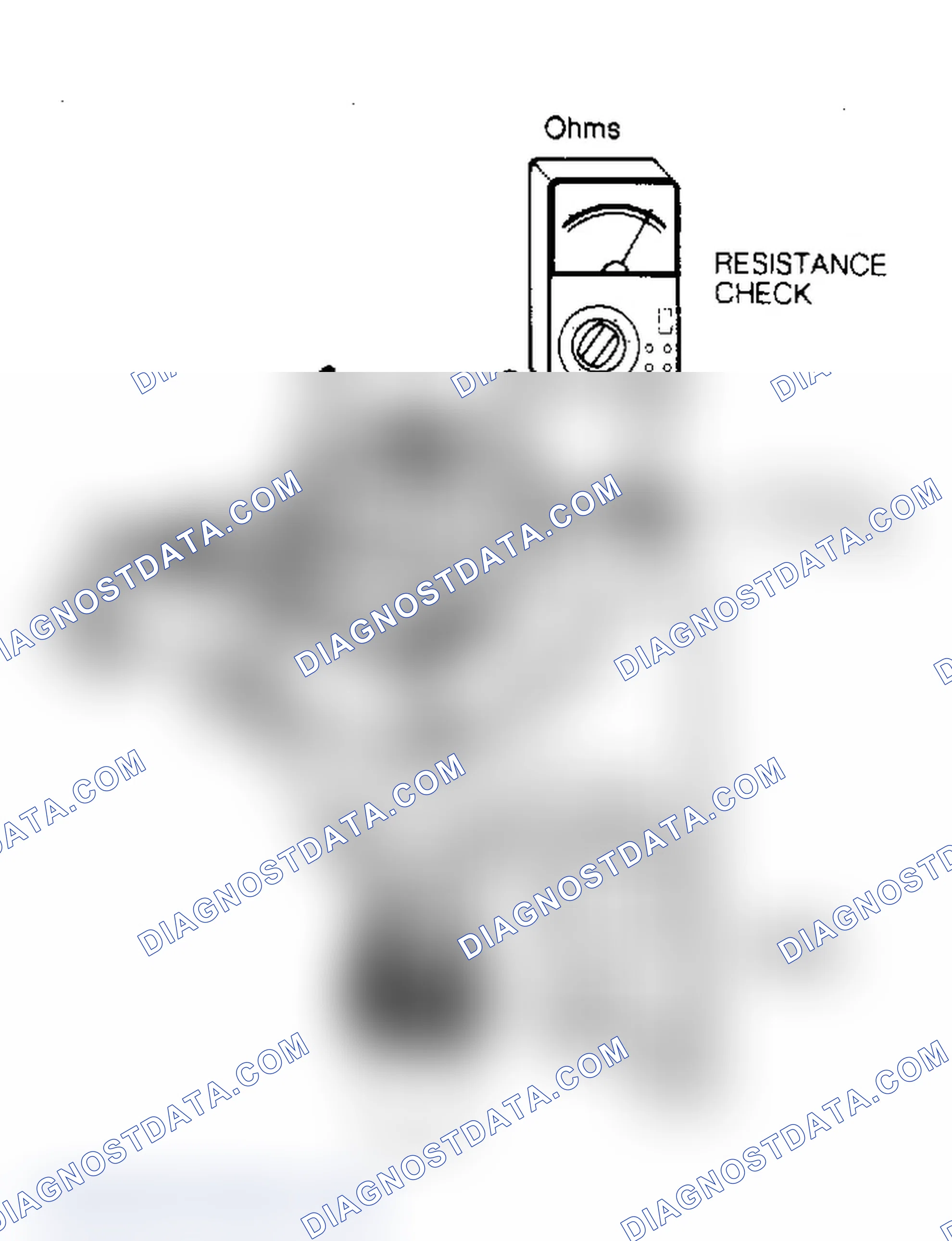 Scheme 19: Checking Distributor Pick-Up Coil Illustration applies to sealed module connector distributors only.