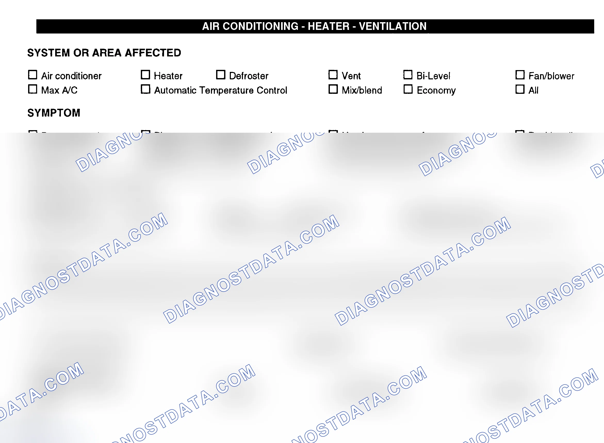 Scheme 8: Air Conditioning, Heater & Ventilation