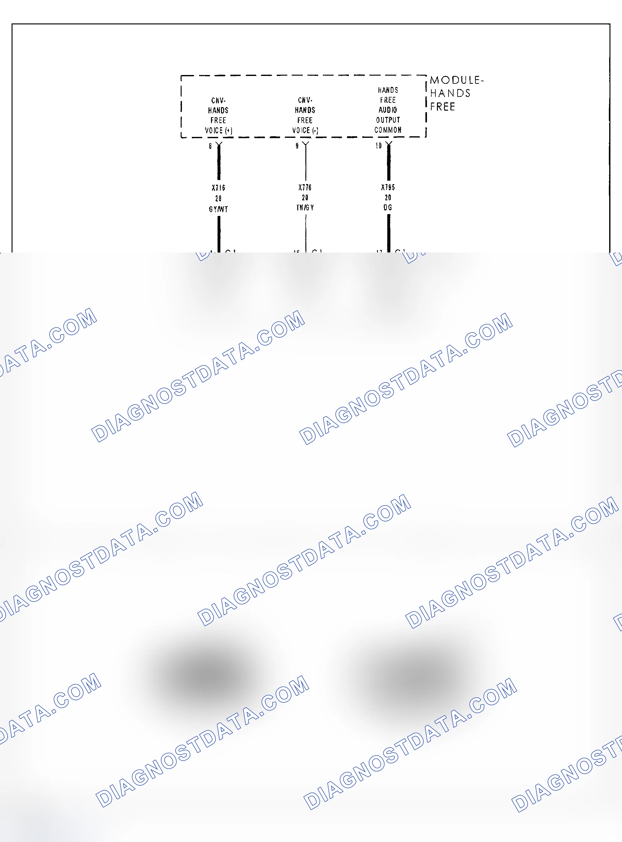 Scheme 20: B1411-HFM LEFT AUDIO OUTPUT CIRCUIT LOW