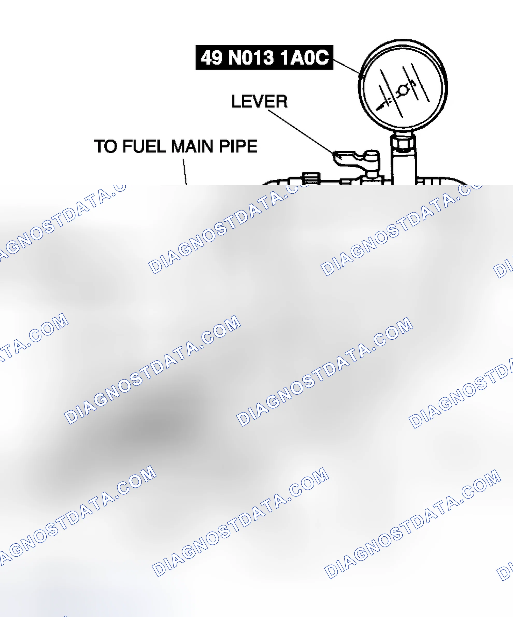 Scheme 1: Fuel Line Pressure Inspection (Protege & Protege5)