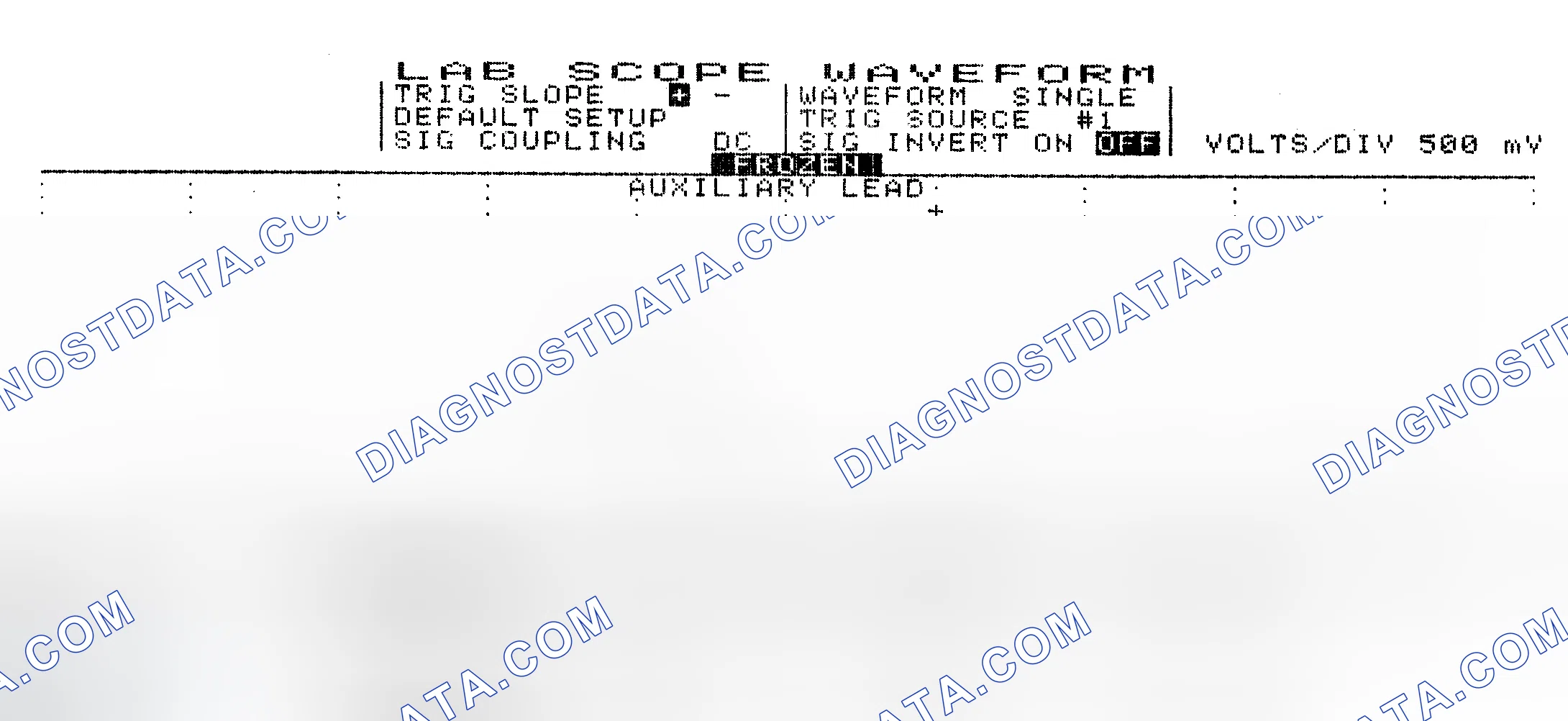 Scheme 10: Single Injector w/Excessive Current Flow - Current Pattern