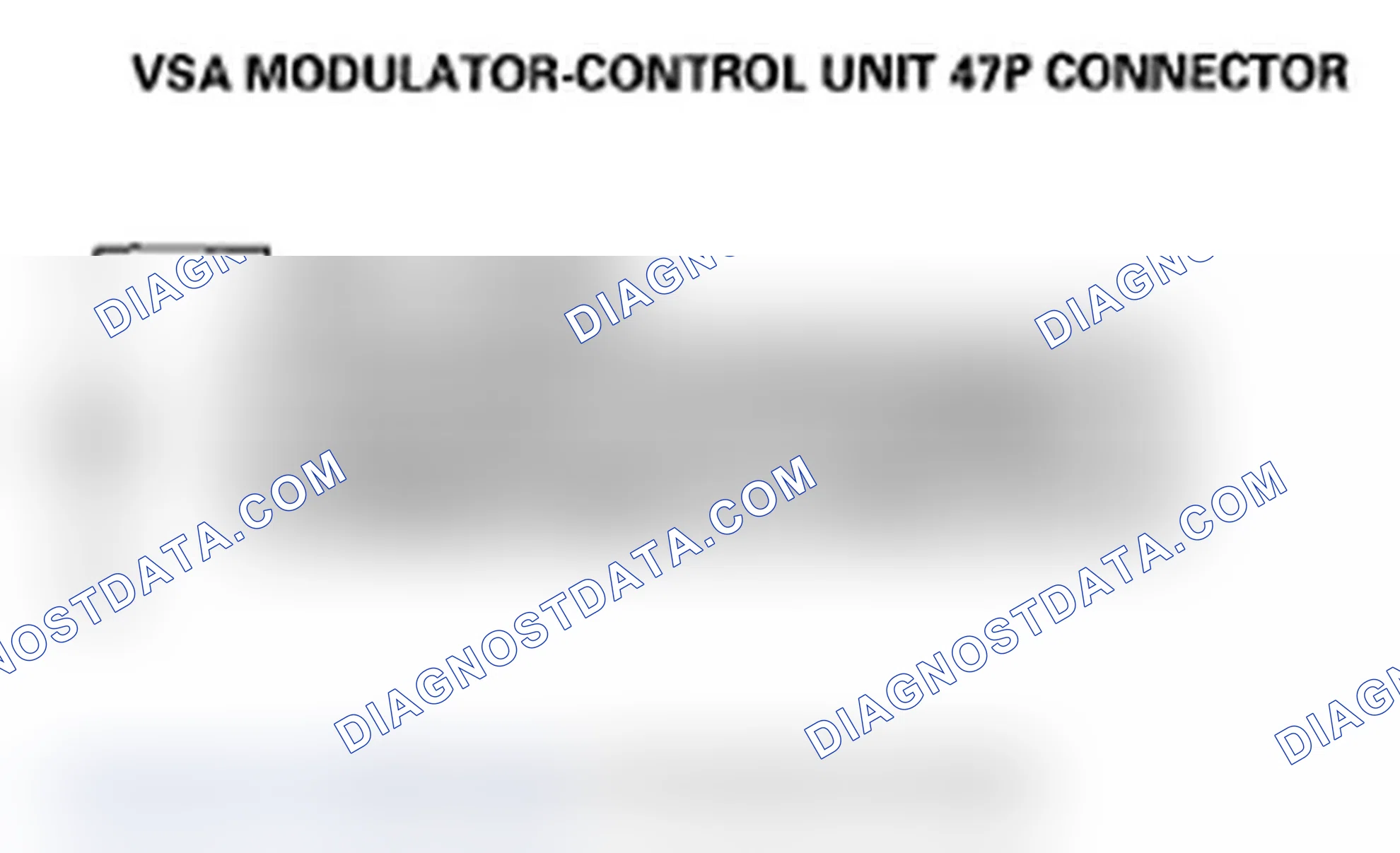 Scheme 62: VSA indicator does not go off, and no DTCs are stored