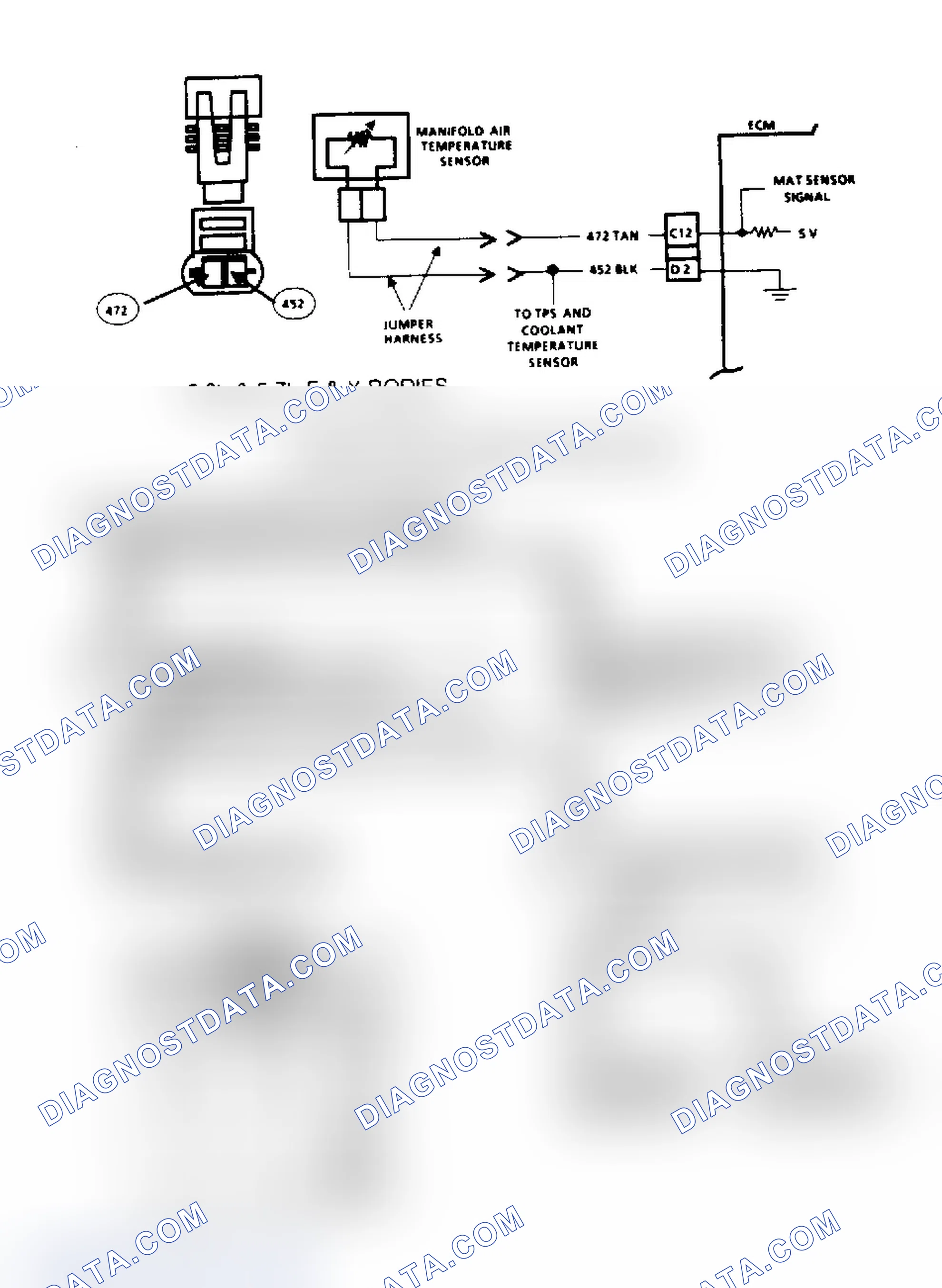 Scheme 176: Code 23 Flow Chart - 5.0/5.7L "F"/"Y" Bodies MAT Sensor Voltage High