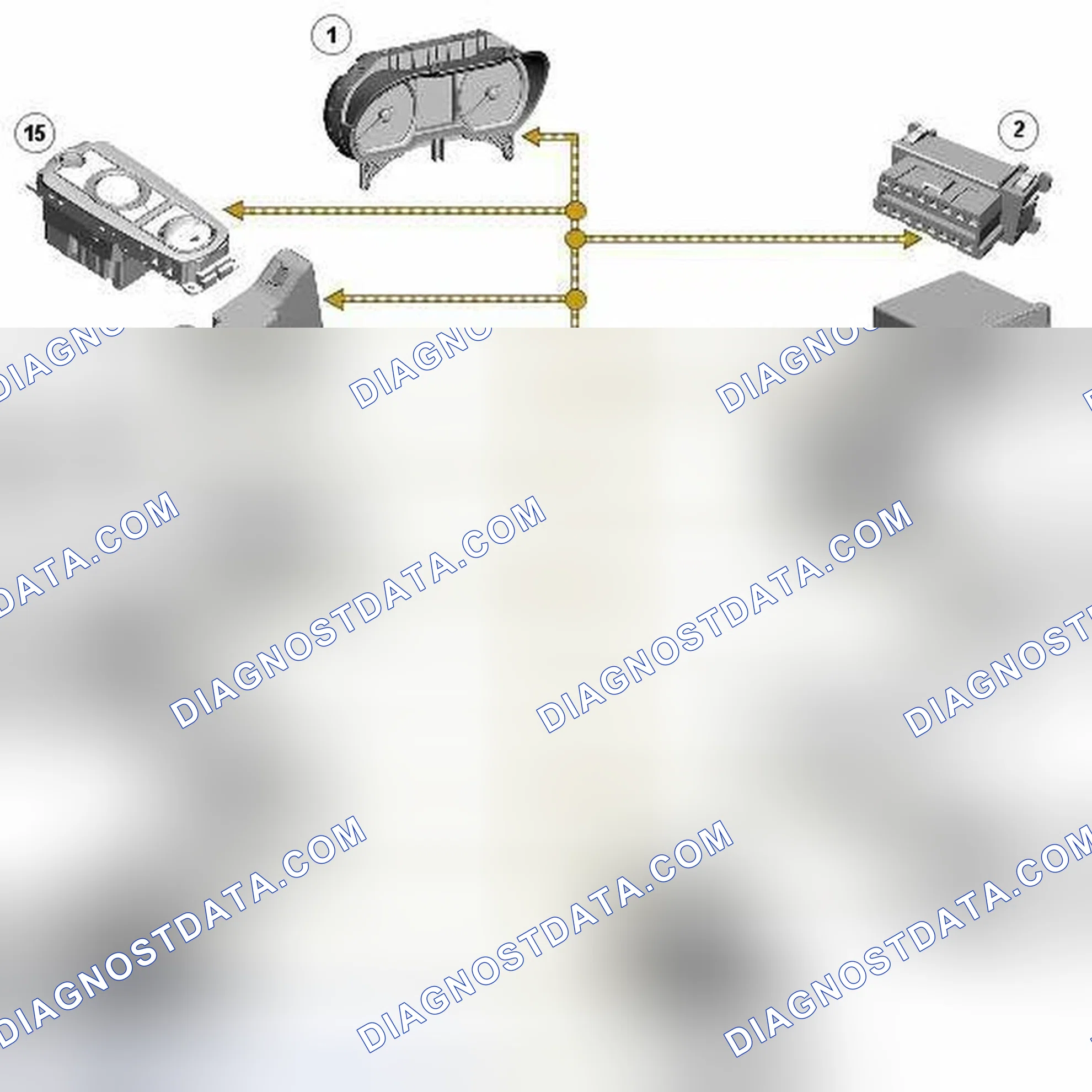 Scheme 19: CONTROL DIAGRAM - HIGH SPEED CAN BUS