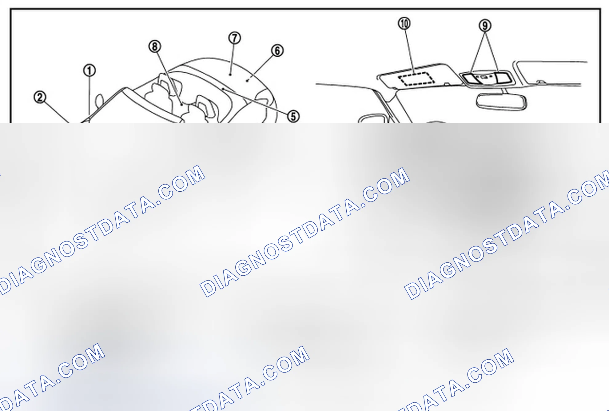 Scheme 7: INTERIOR ROOM LAMP BATTERY SAVER SYSTEM : Component Parts Location