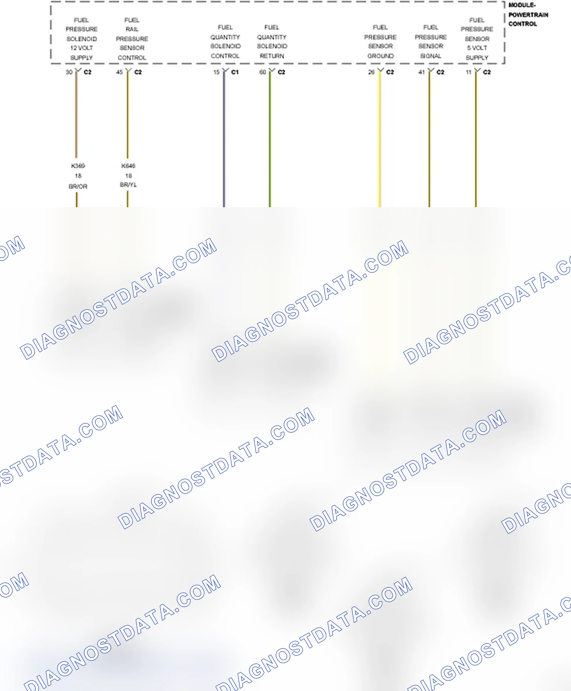 Scheme 524: P0089-FUEL PRESSURE 1 CONTROL CIRCUIT/OPEN
