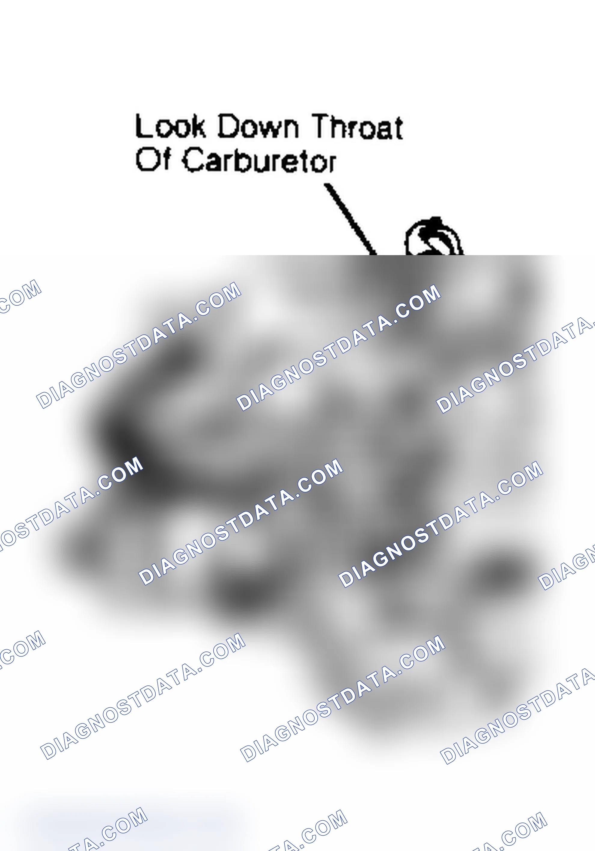 Scheme 56: Checking for Fuel in Carburetor