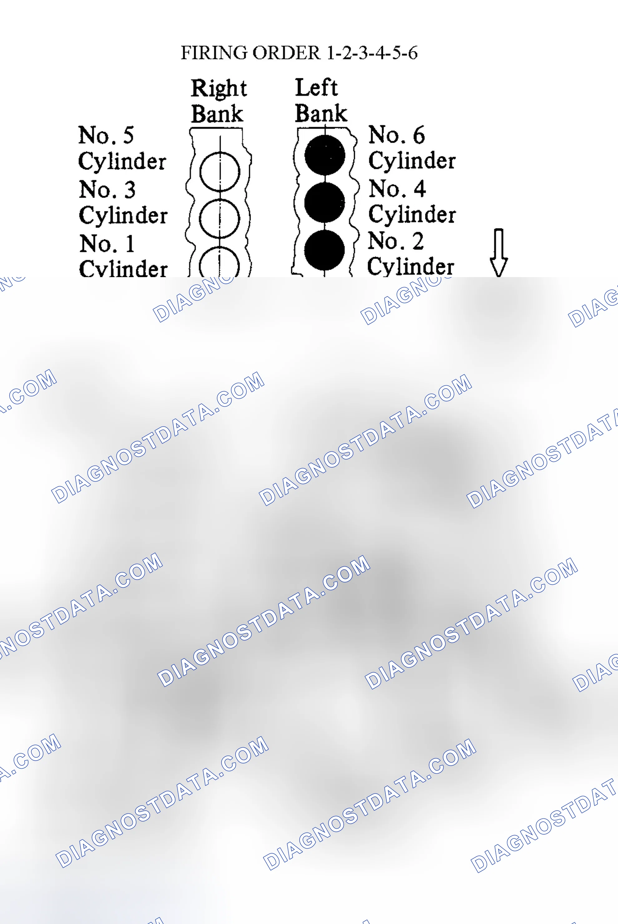 Scheme 6: Spark Plug Wire Routing (Tacoma 3.4L, Tundra 3.4L & 4Runner 3.4L)
