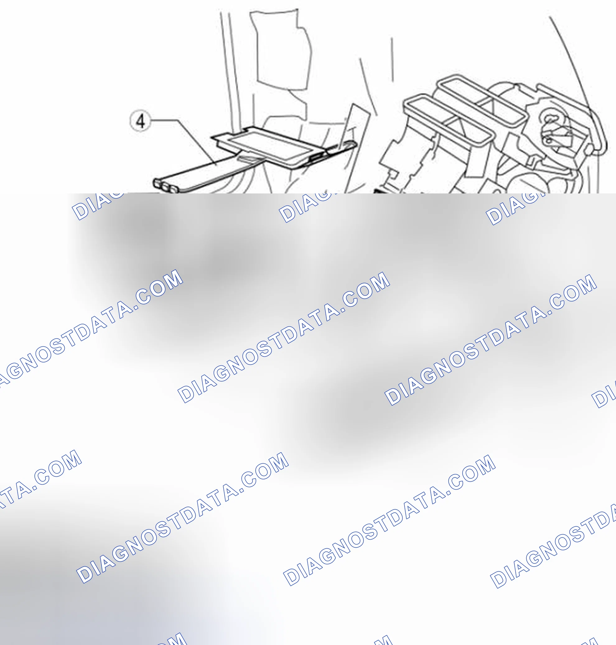 Scheme 42: REAR HEAT DUCT REMOVAL/INSTALLATION
