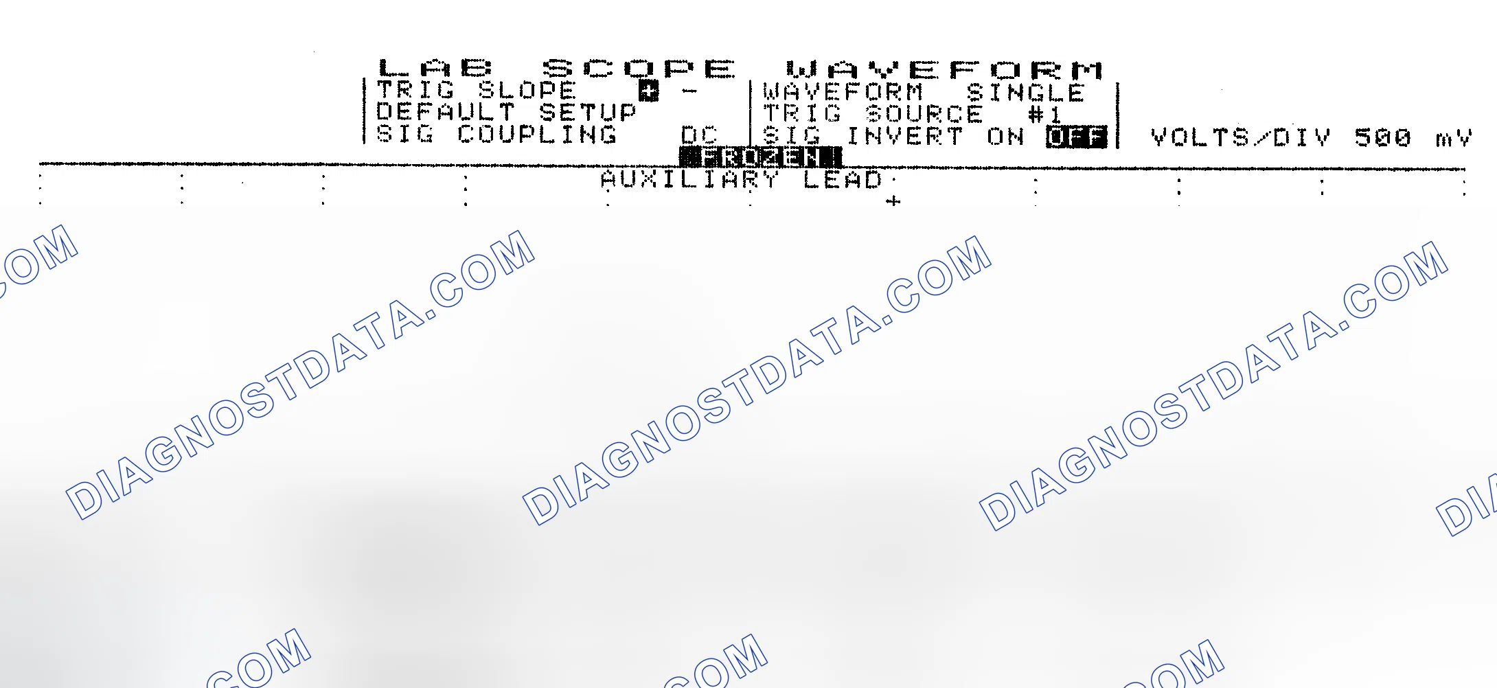 Scheme 10: Single Injector w/Excessive Current Flow - Current Pattern