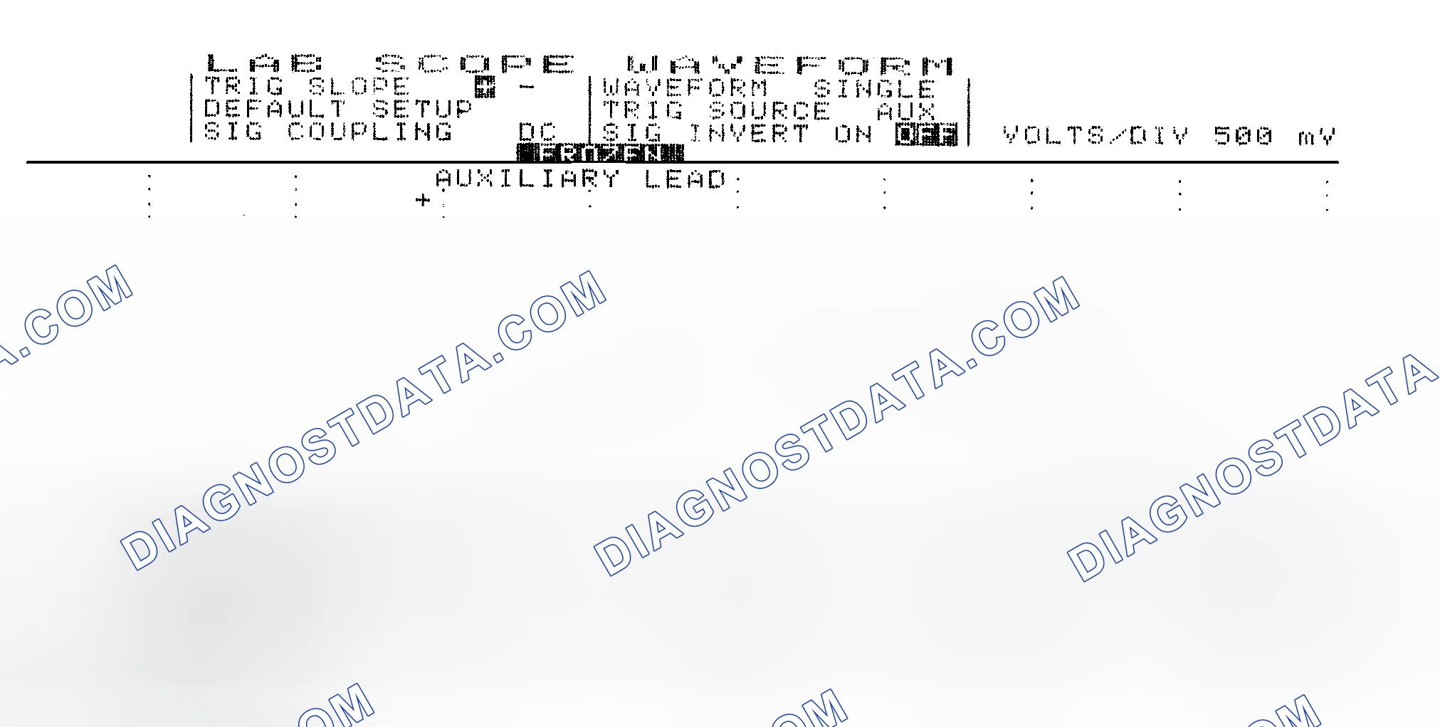Scheme 14: Single Injector w/Excessive Current Flow - Current Pattern