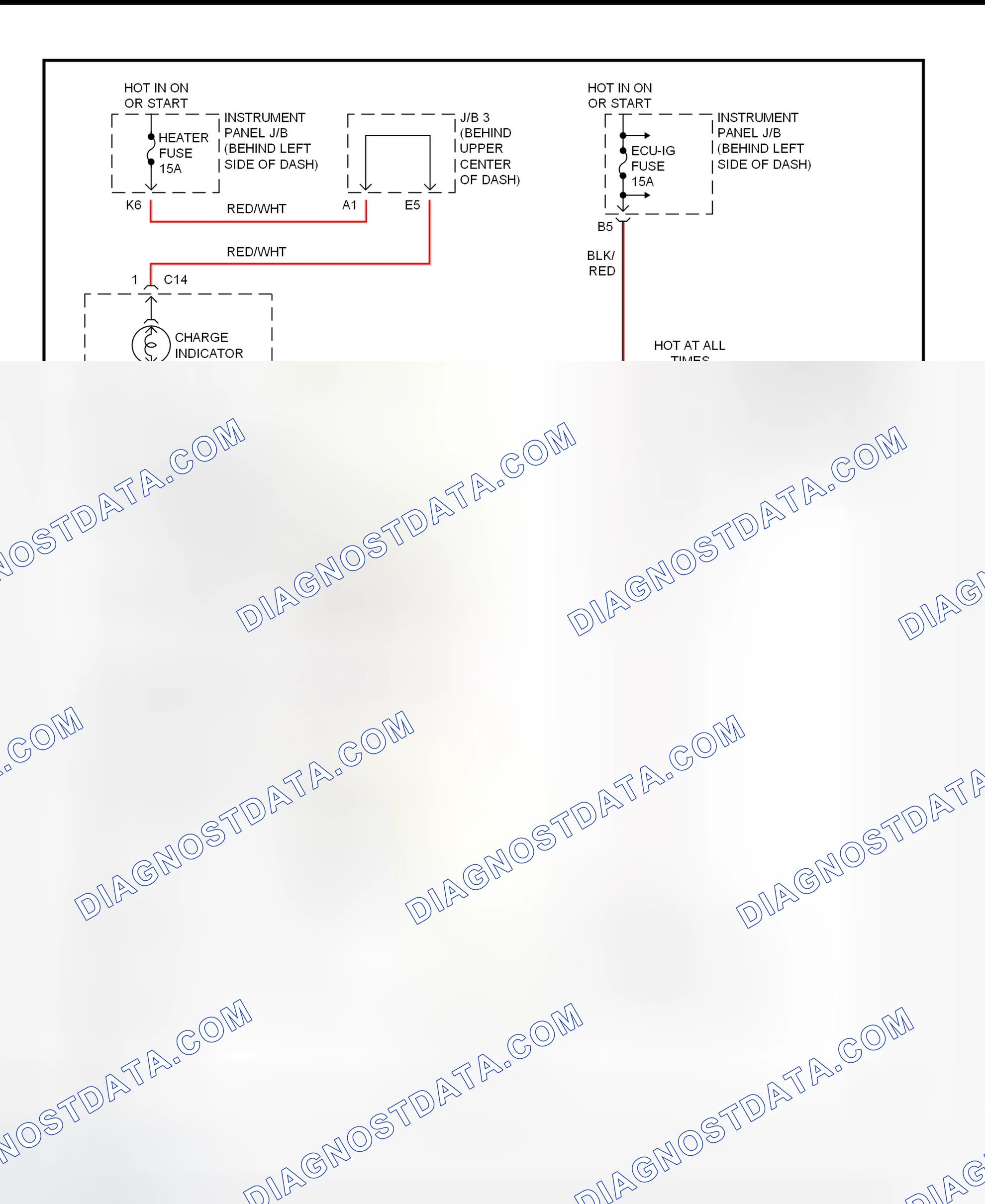 Scheme 6: Charging System Wiring Diagram (RX300)