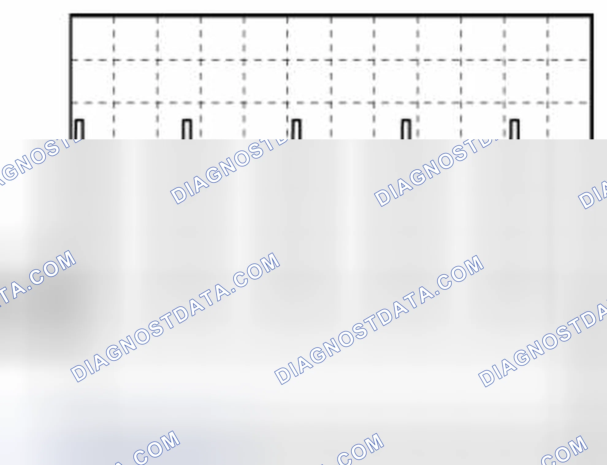 Scheme 45: APP Sensor No.2 Signal Waveform Graph - Accelerator Pedal Released