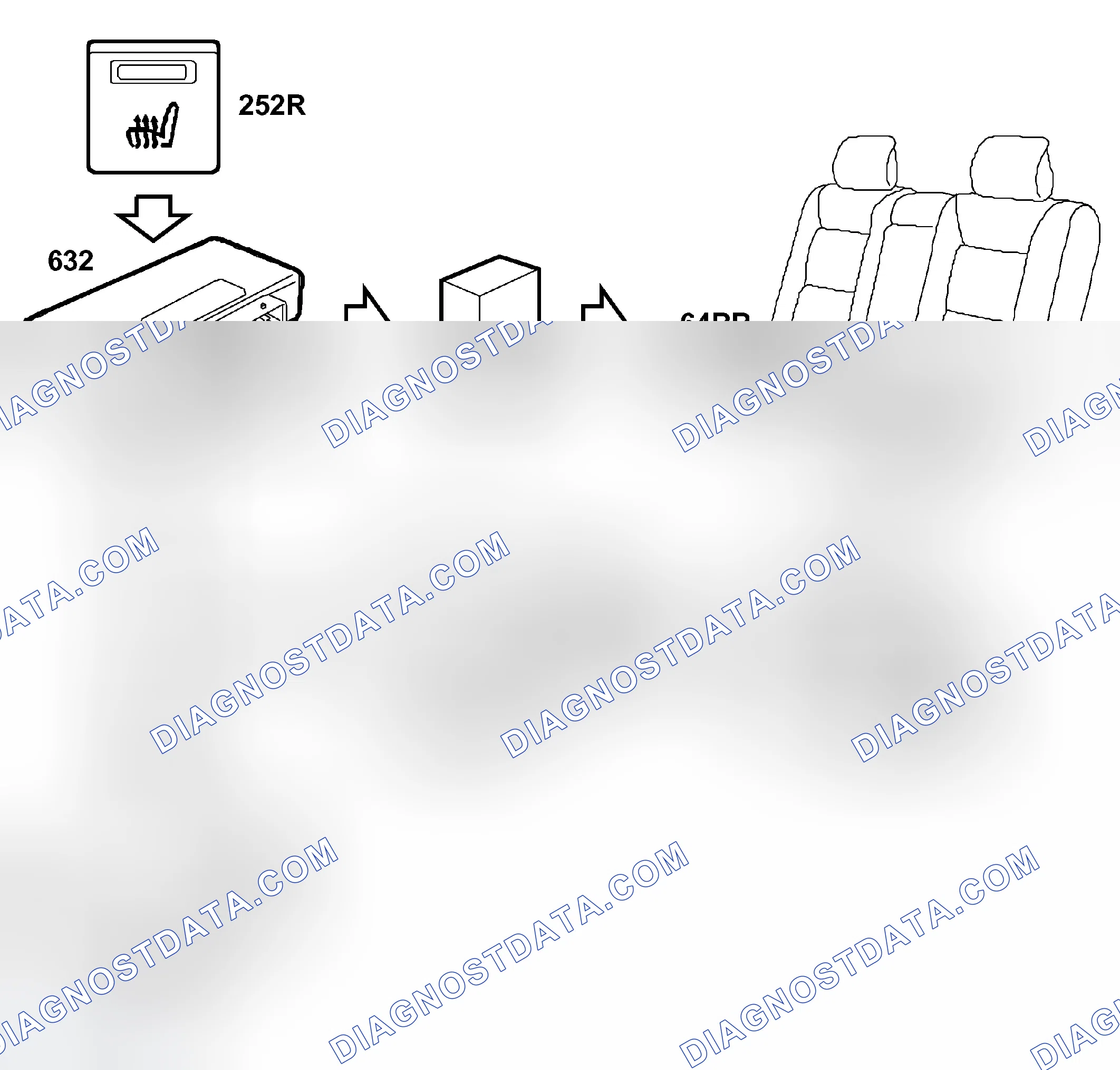 Scheme 47: Identifying System Overview, Heated Rear Seat