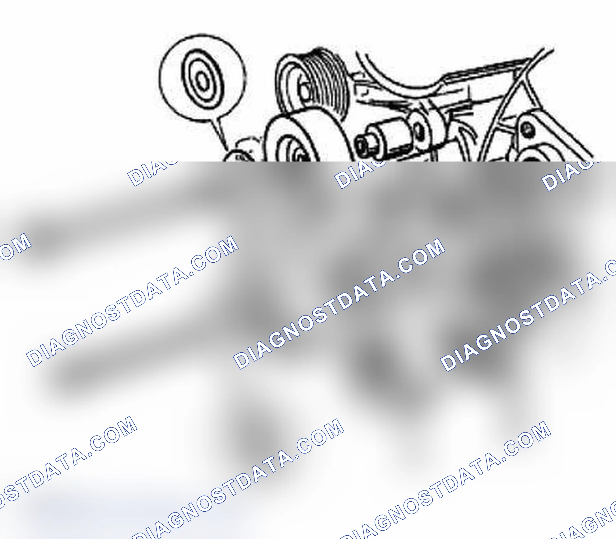 Scheme 367: REMOVING AND INSTALLING TENSIONING ROLLER FOR DRIVE BELT